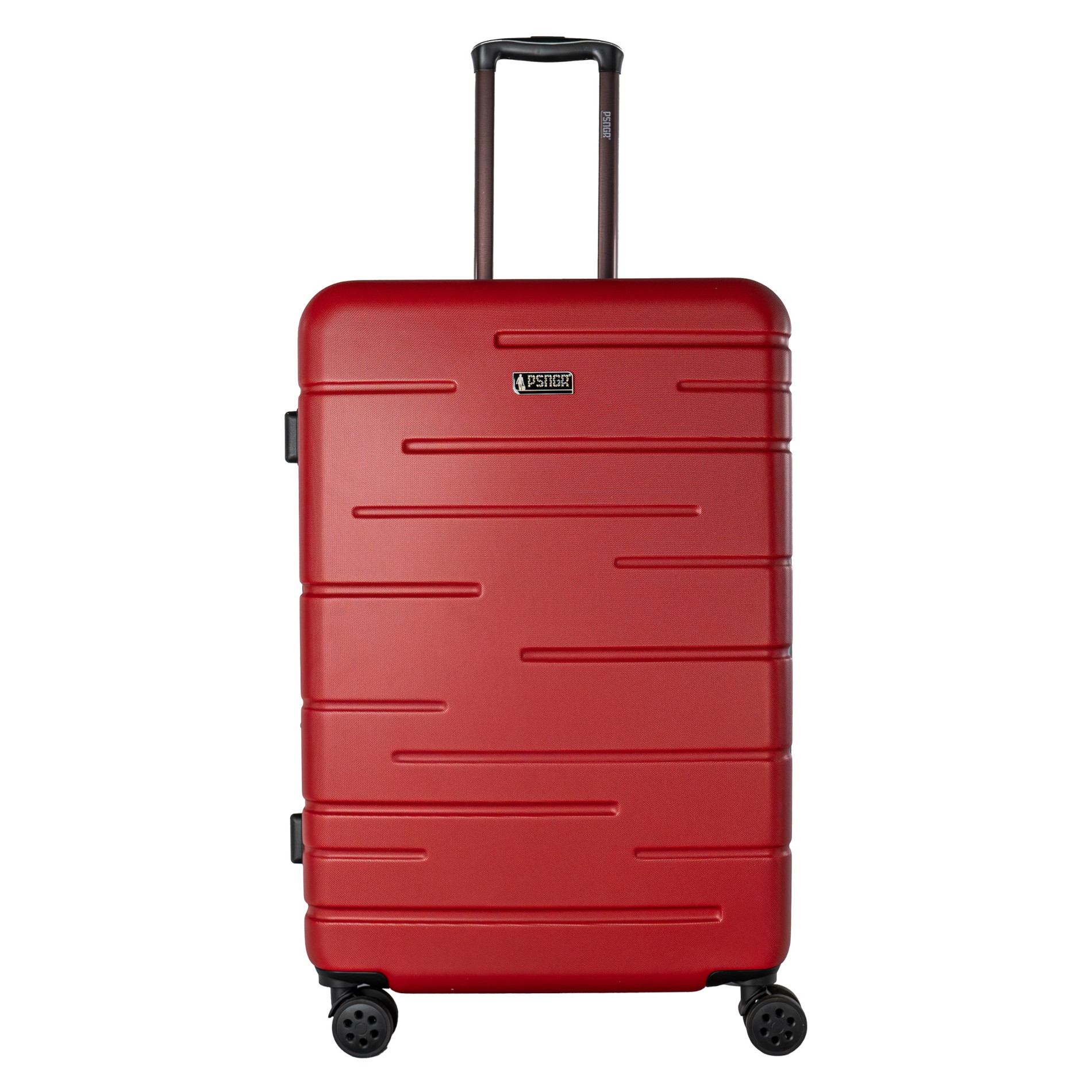 Stripes Kofferset 2-teilig (L,M) Erweiterbar - DK Red