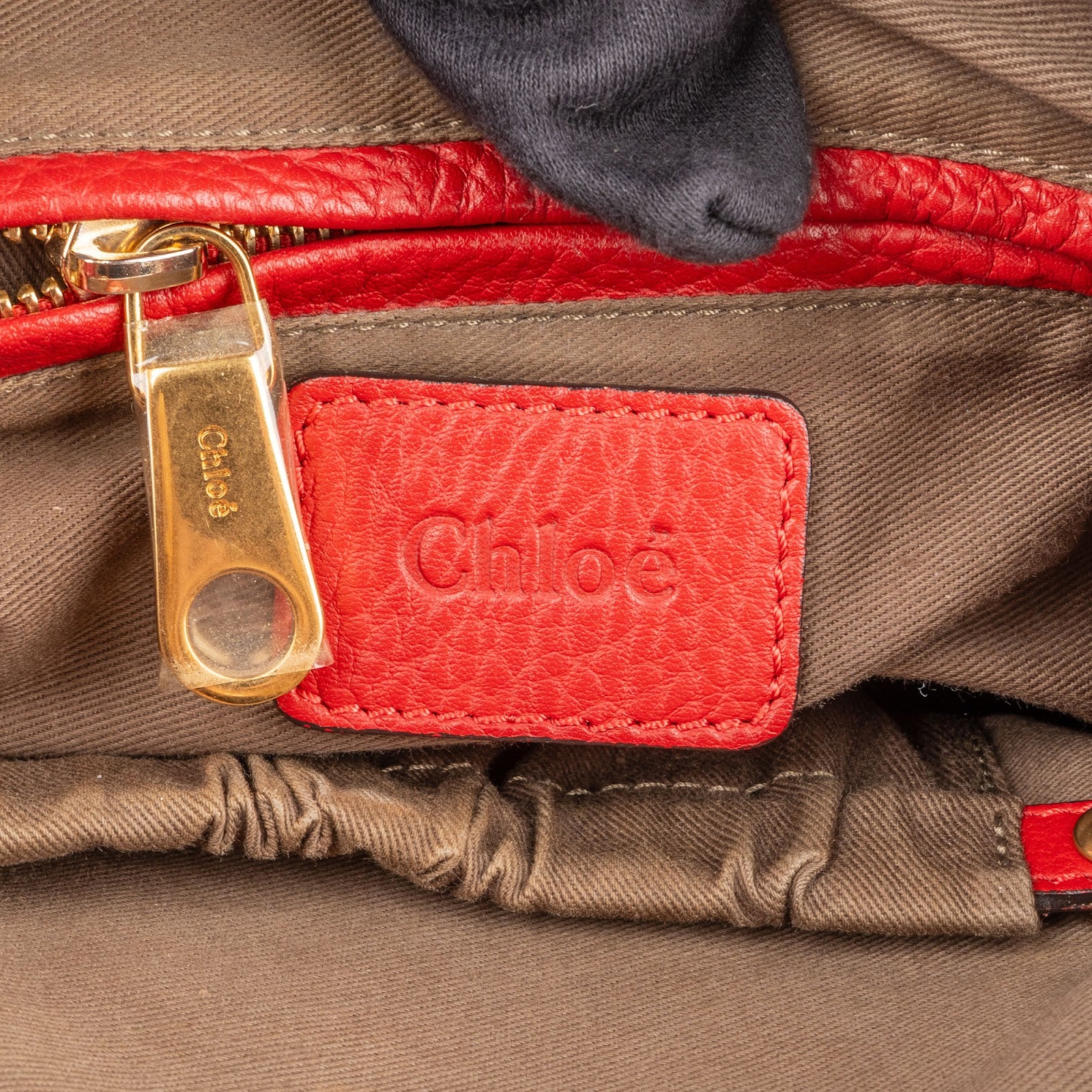Chloé Grained Calfskin Marcie Handbag