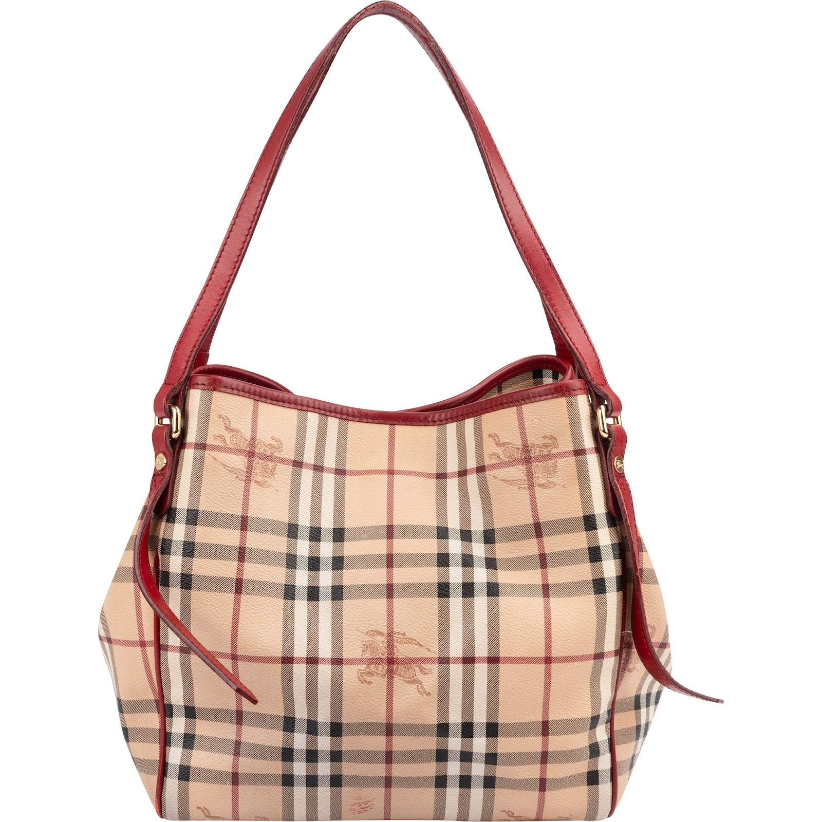Burberry - Haymarket Check Hobo Schultertasche
