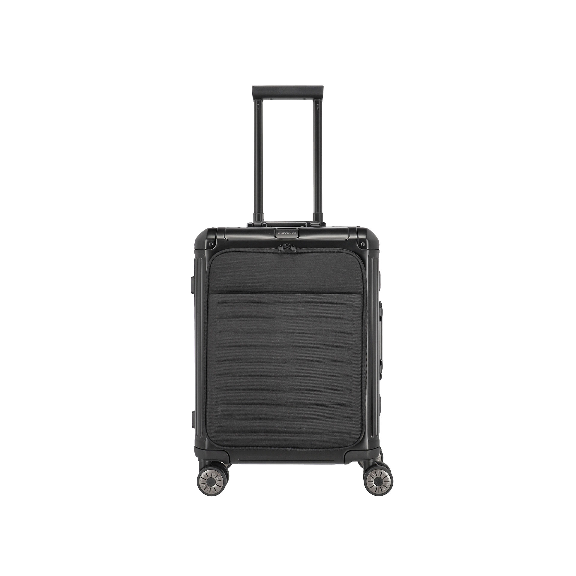 Travelite NEXT Hand luggage S+ with front pocket Black