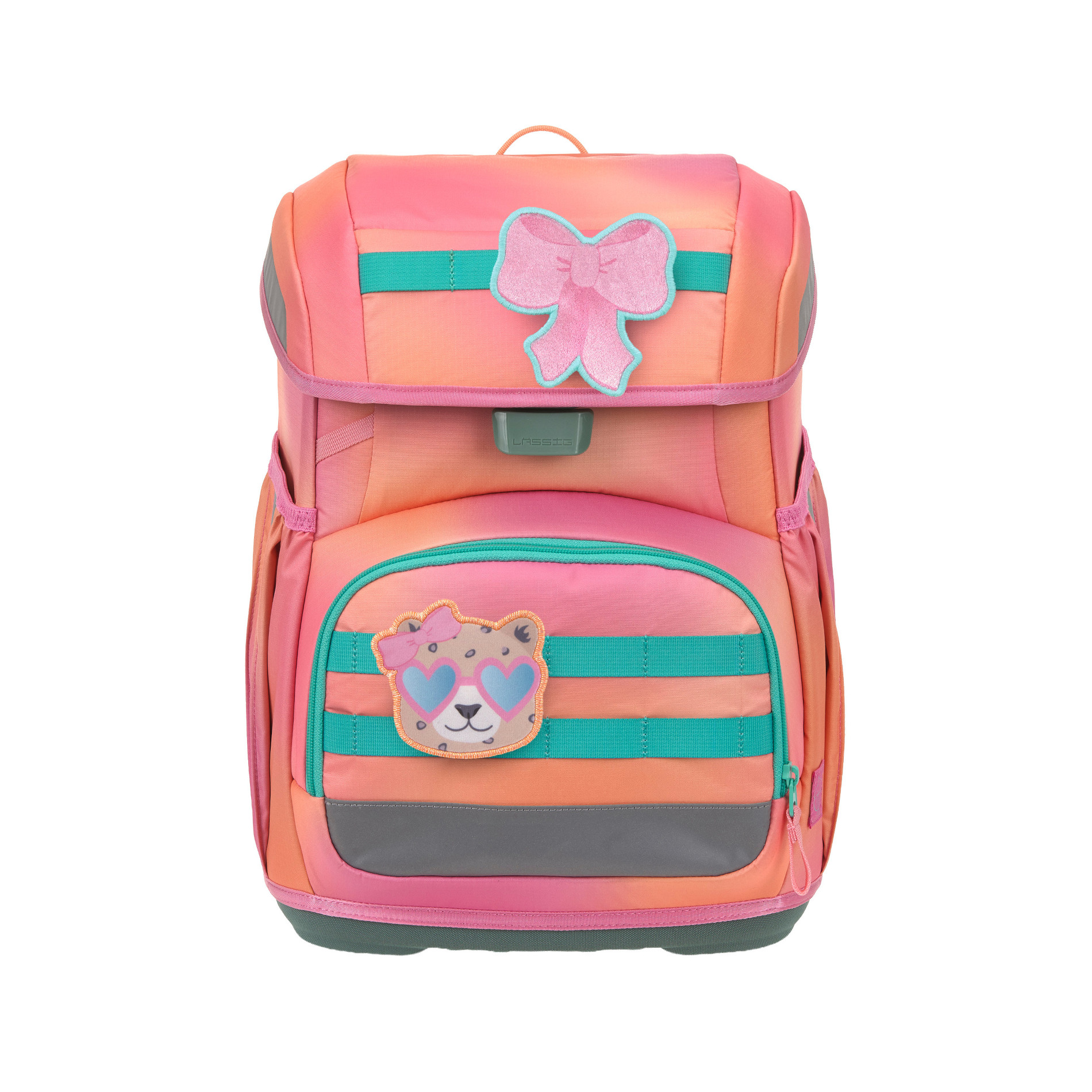 School Set Light Unique Schulranzenset 5tlg. - Sunset pink