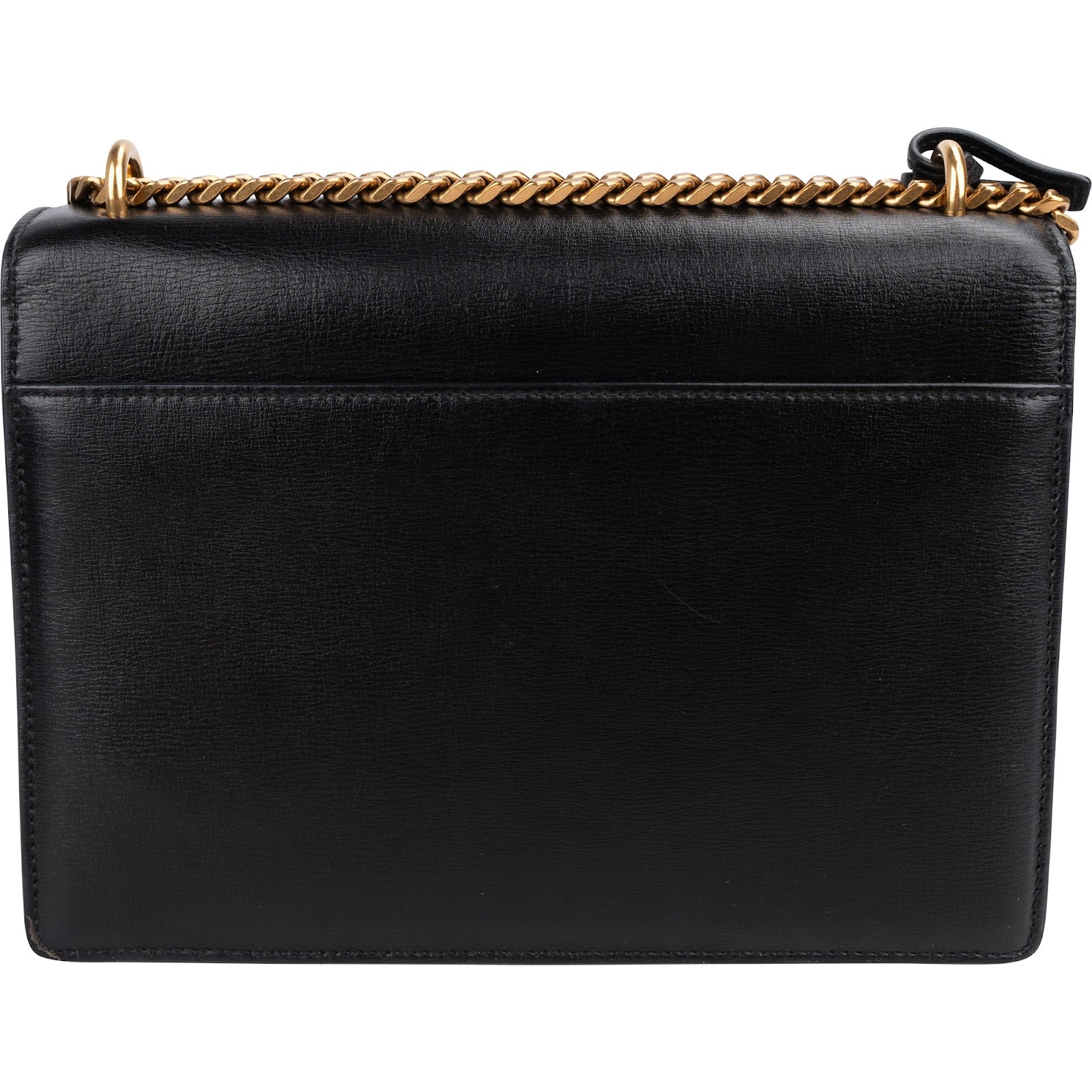 Saint Laurent Black Leather Sunset Medium Crossbody Bag