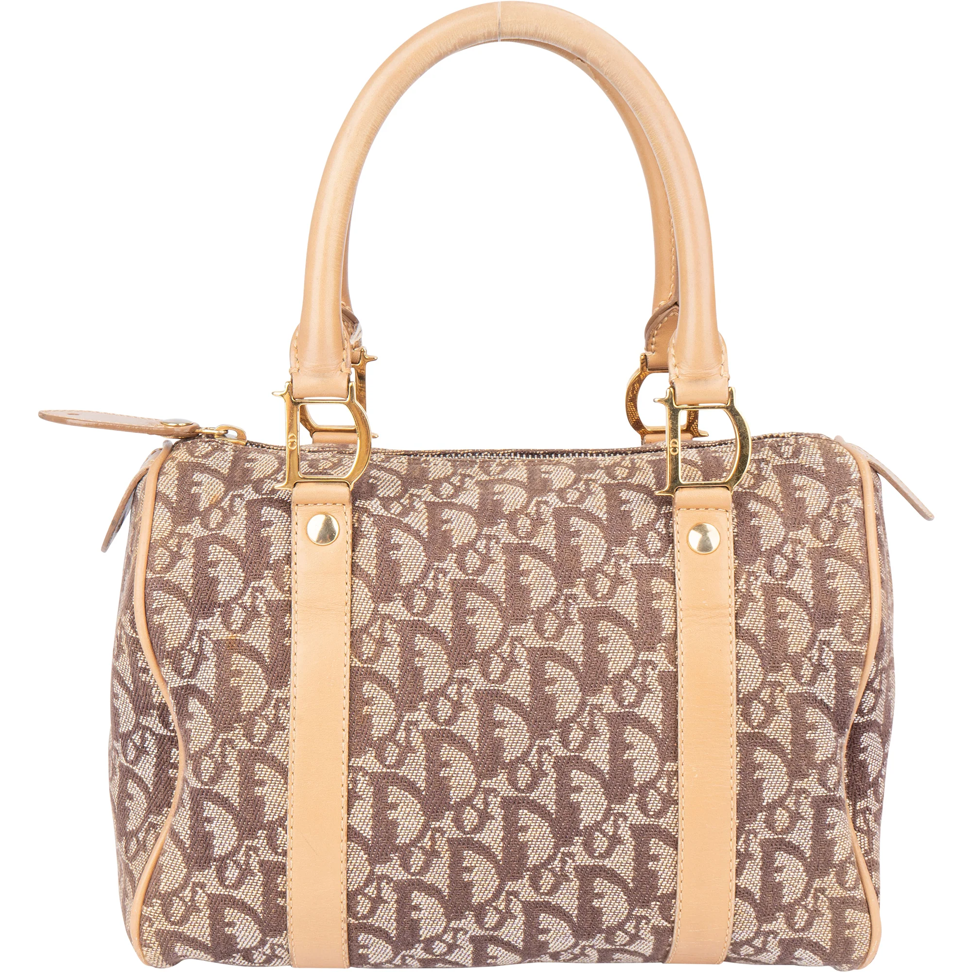 Christian Dior Trotter Monogram Boston Bag