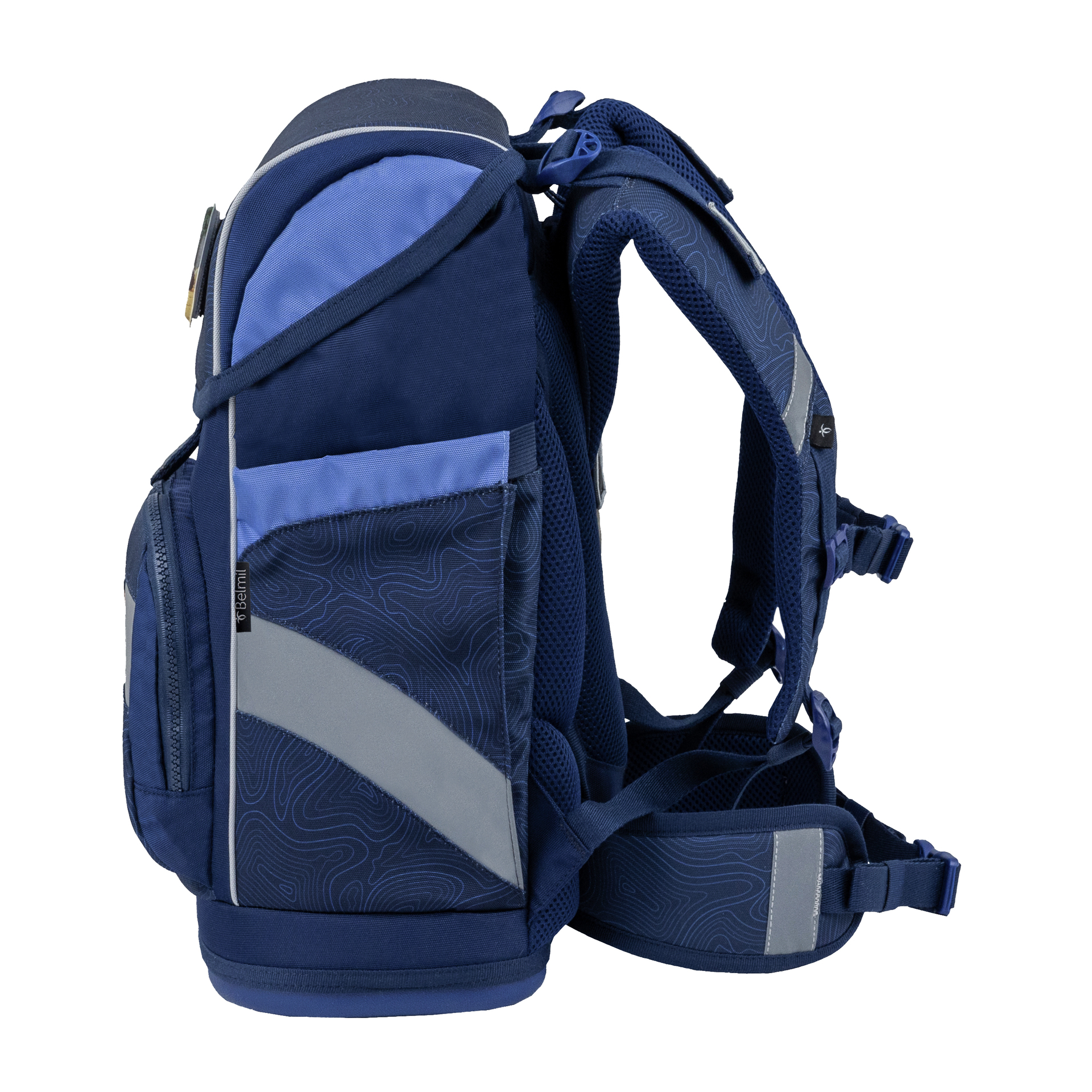 Smarty Plus Schulranzenset 5-teilig - "Topographic"