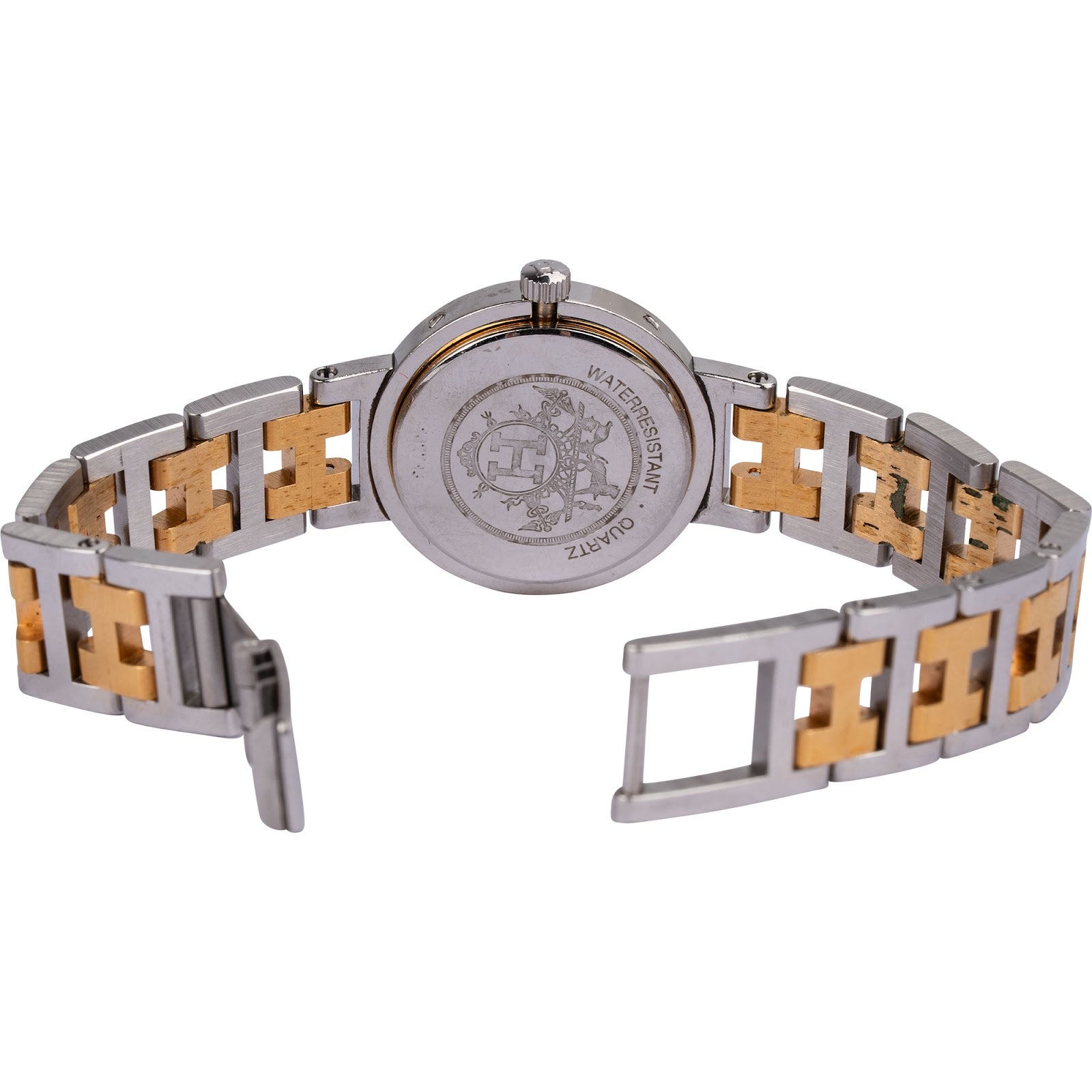 Hermès Bicolor Clipper Damenuhr