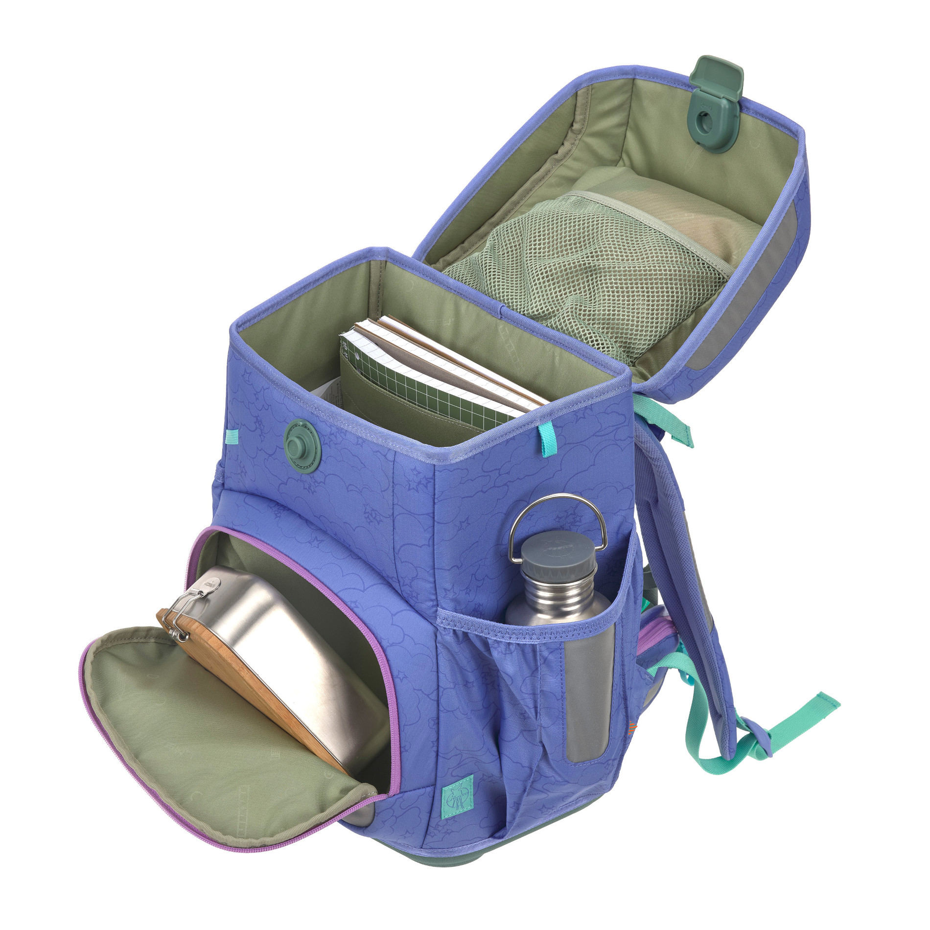 School Set Light Unique Schulranzenset 5tlg. - Cloud lilac