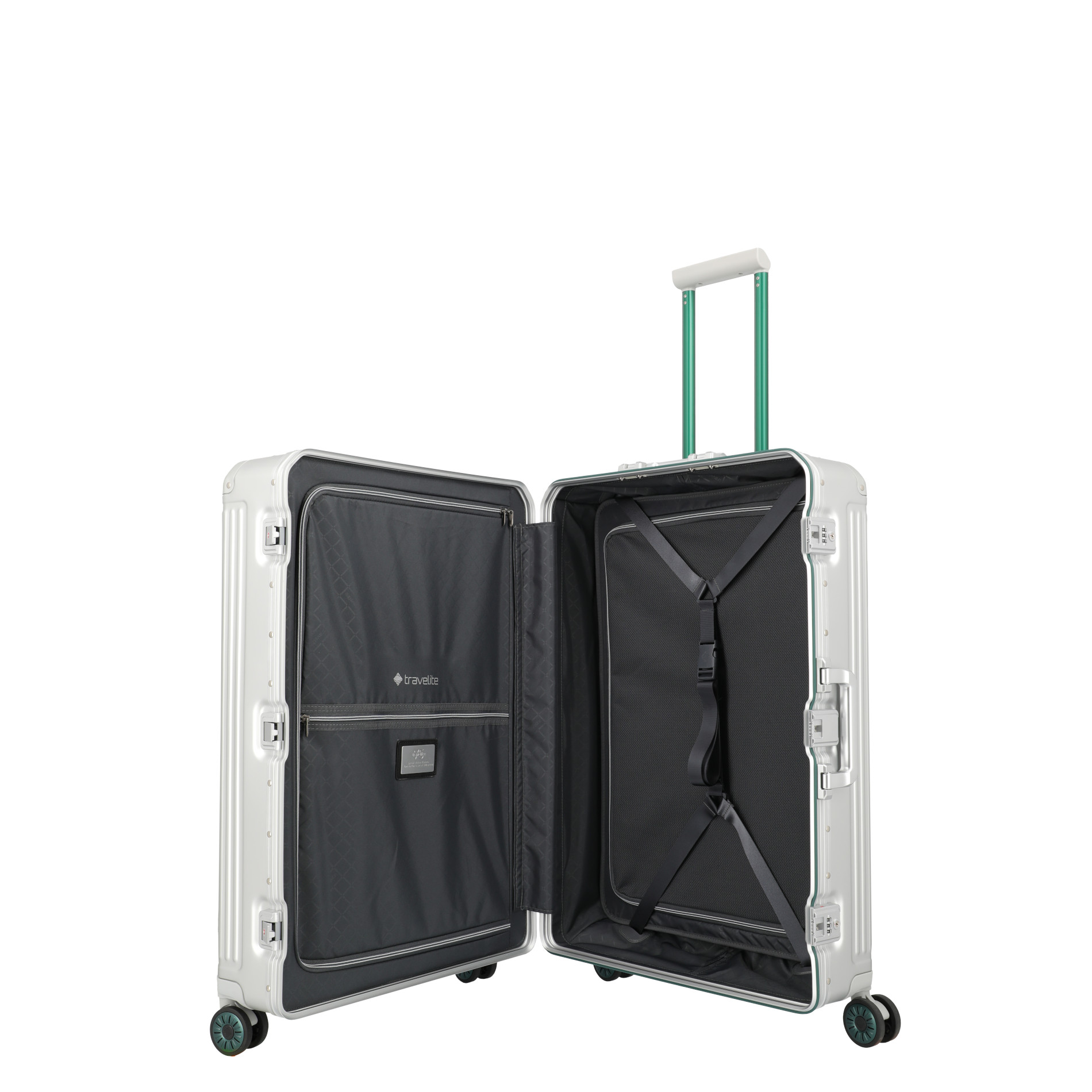 NEXT Trolley L (75 Jahre Edition) - Silber-Grün