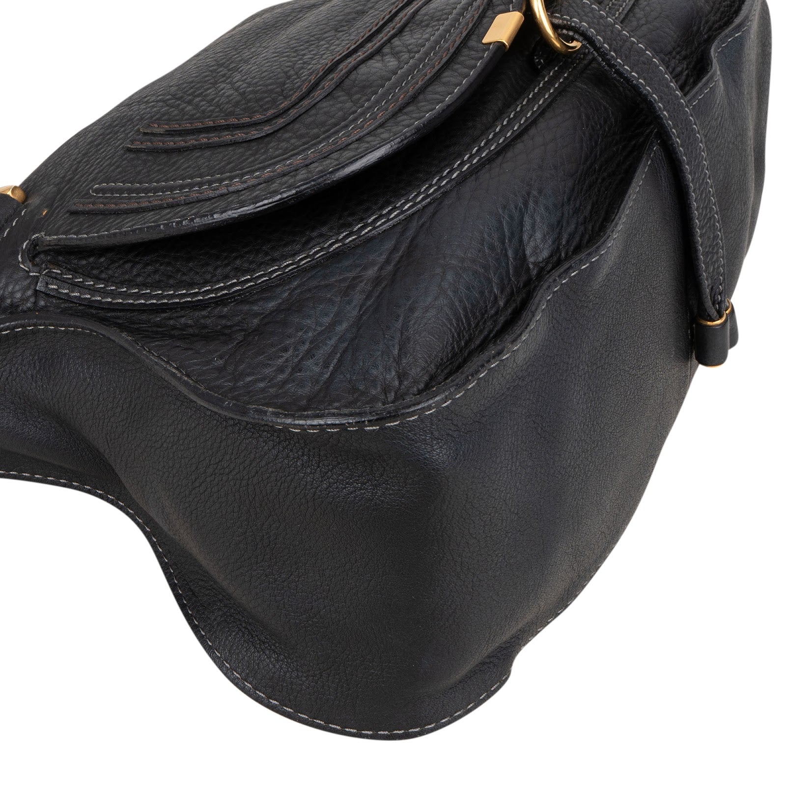 Chloé Grained Leather Medium Marcie Hobo Handbag