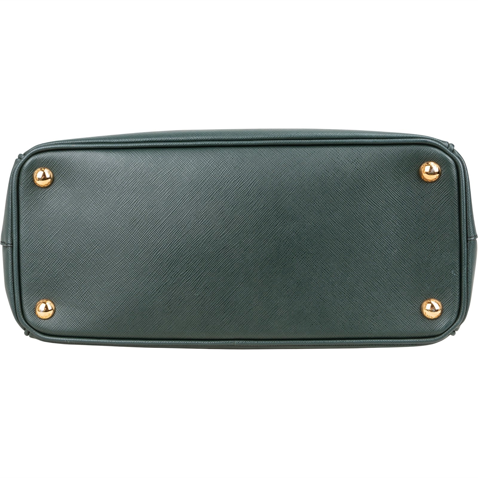 Prada Green Saffiano Leather Galleria Handbag