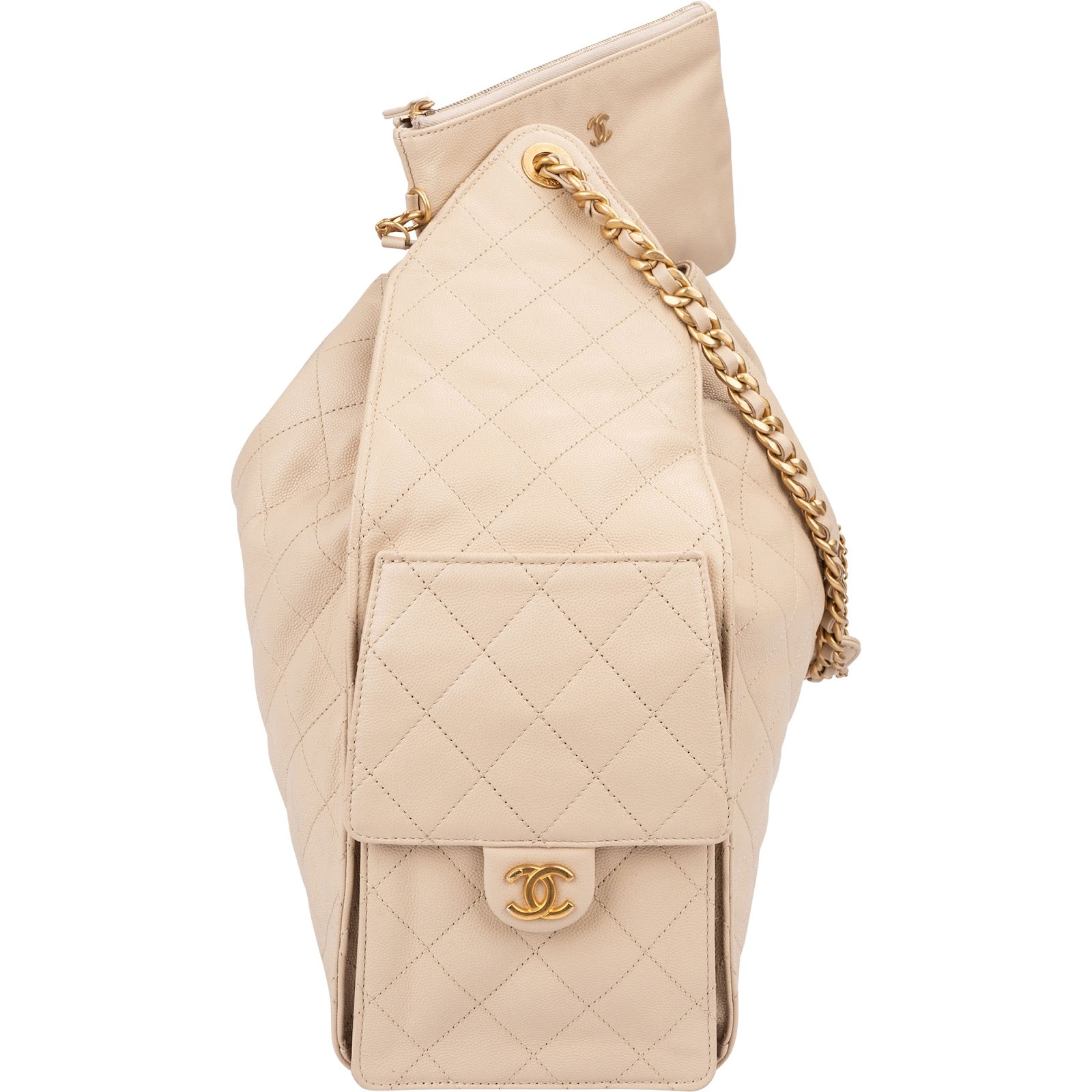 Chanel – 25 Maxi Drawstring Schultertasche