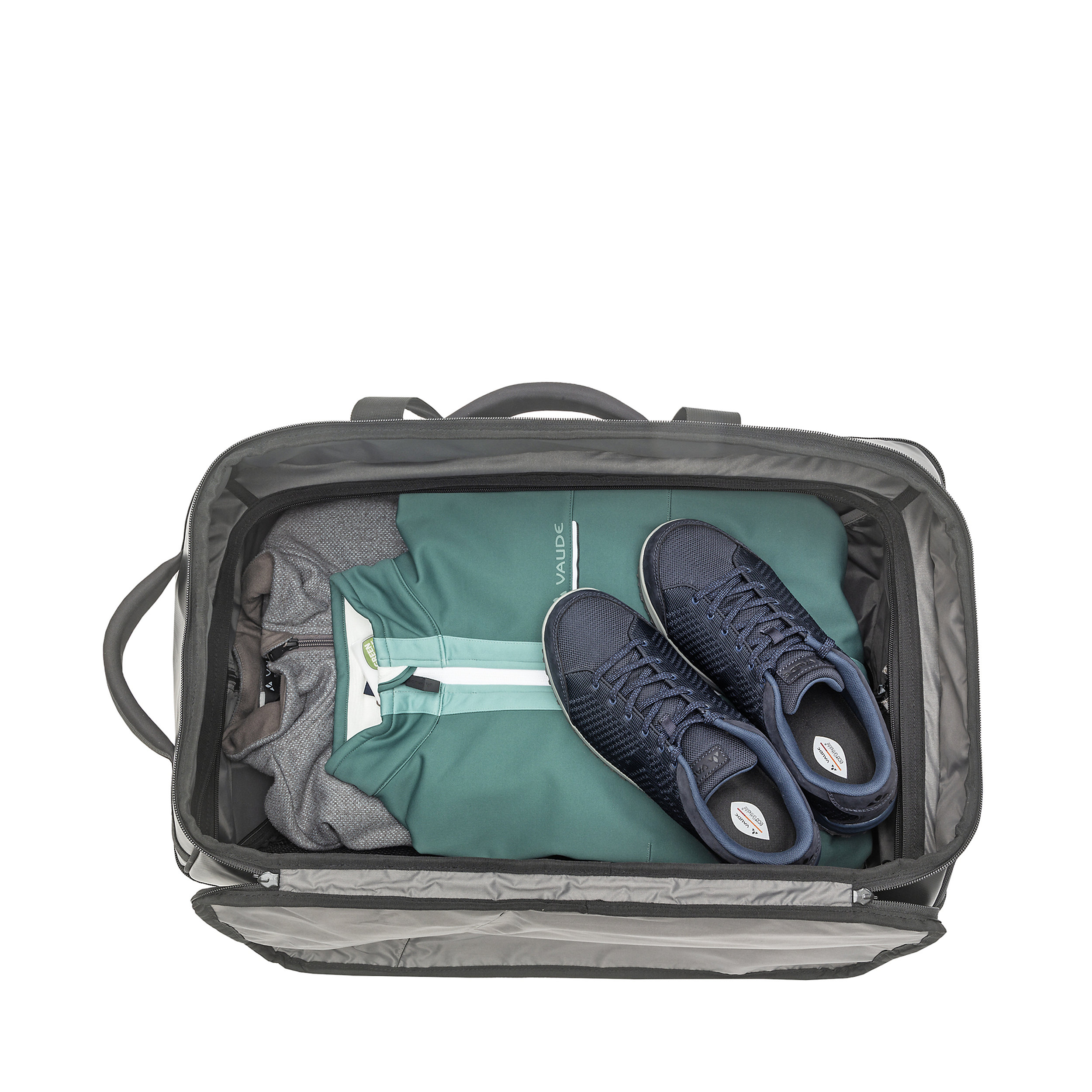 Rollenreisetasche mit 2 Rollen Rotuma 65 New Islands M - mocca