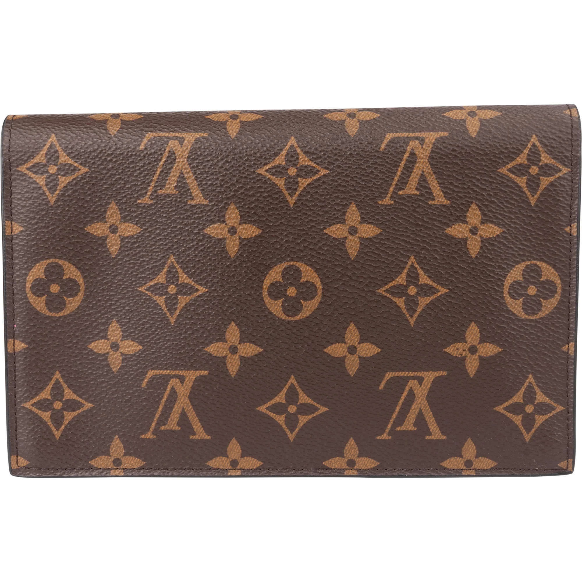 Louis Vuitton Canvas Monogram Flore Wallet On Chain Crossbody Bag