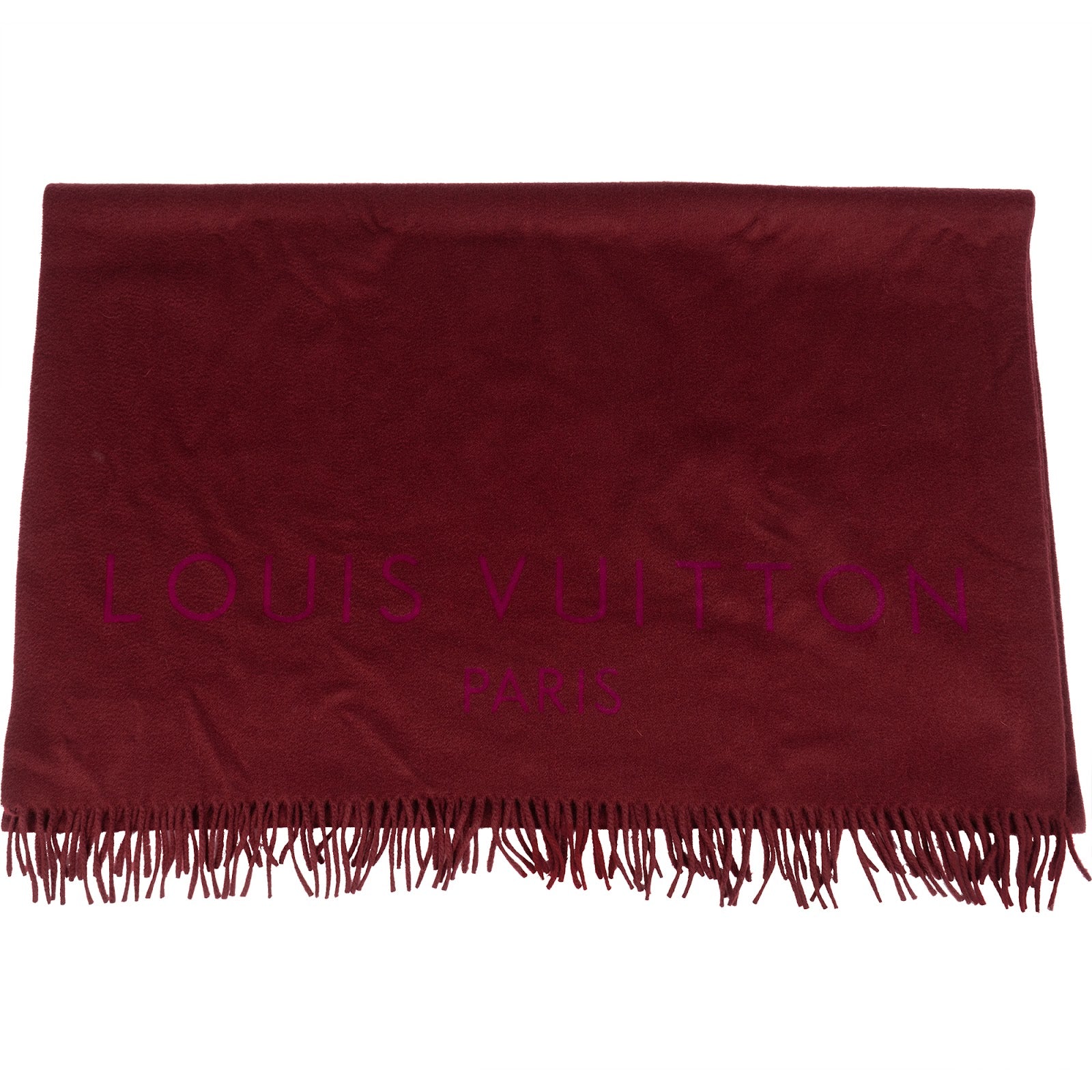 Louis Vuitton Cashmere Monogram Echarpe Schal Scarf