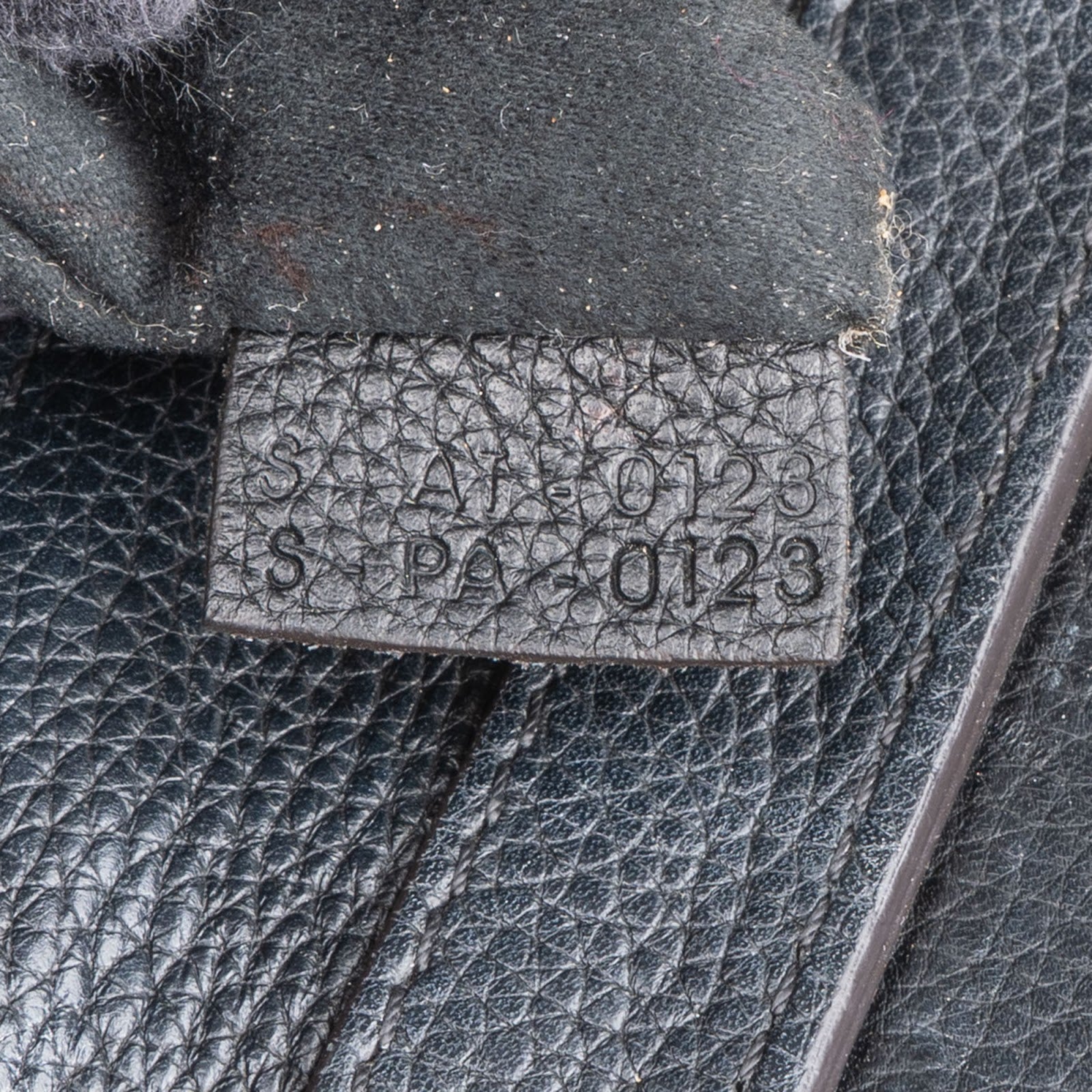 Céline Black Grained Leather Luggage Handbag