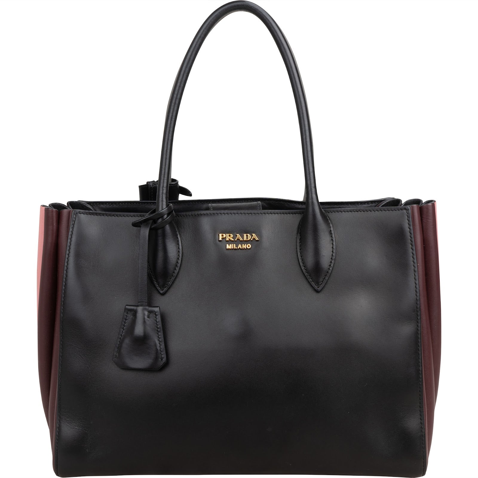 Prada Leather Bibliothèque Tote Handbag