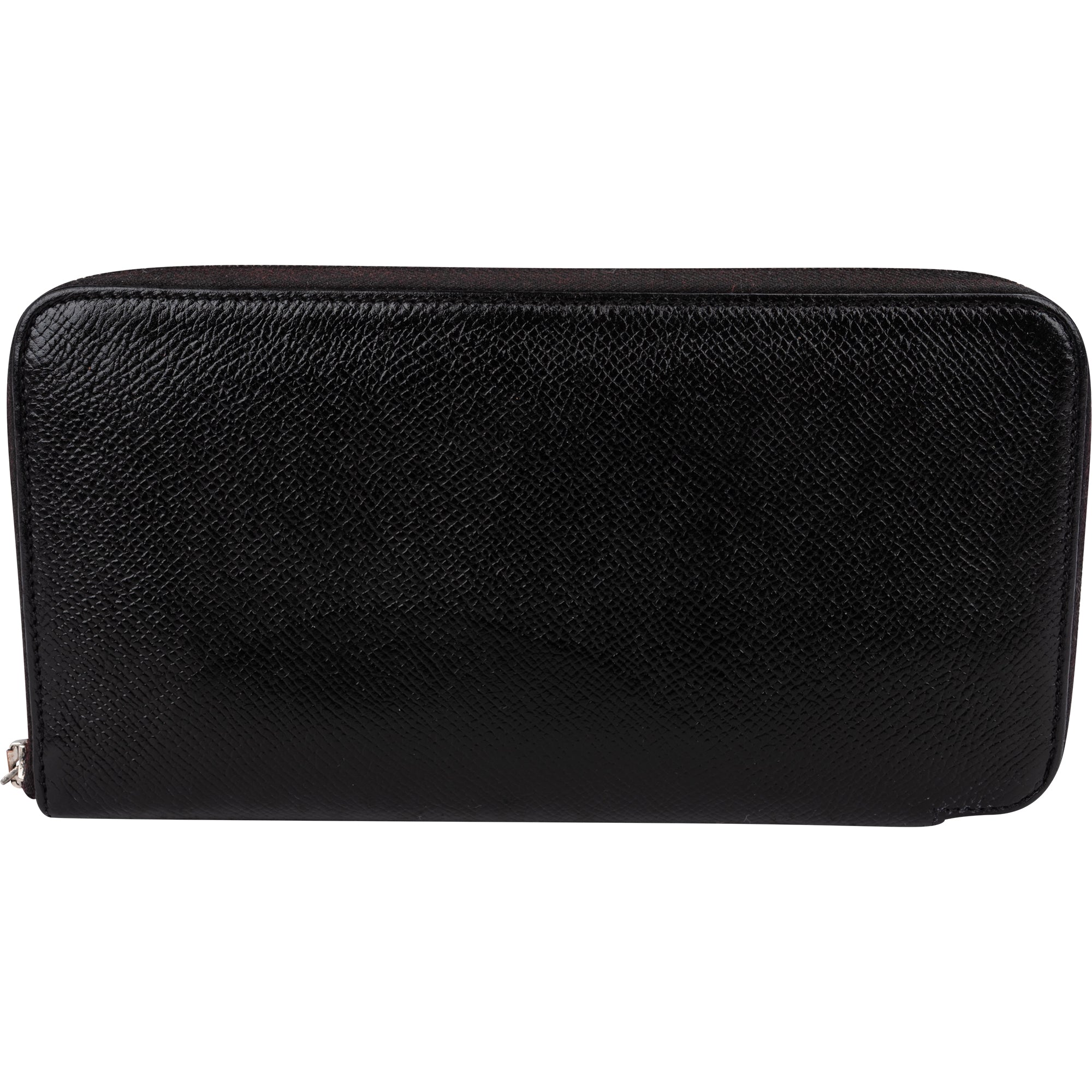 Hermès Noir Epsom Leather Azap Zippy Wallet