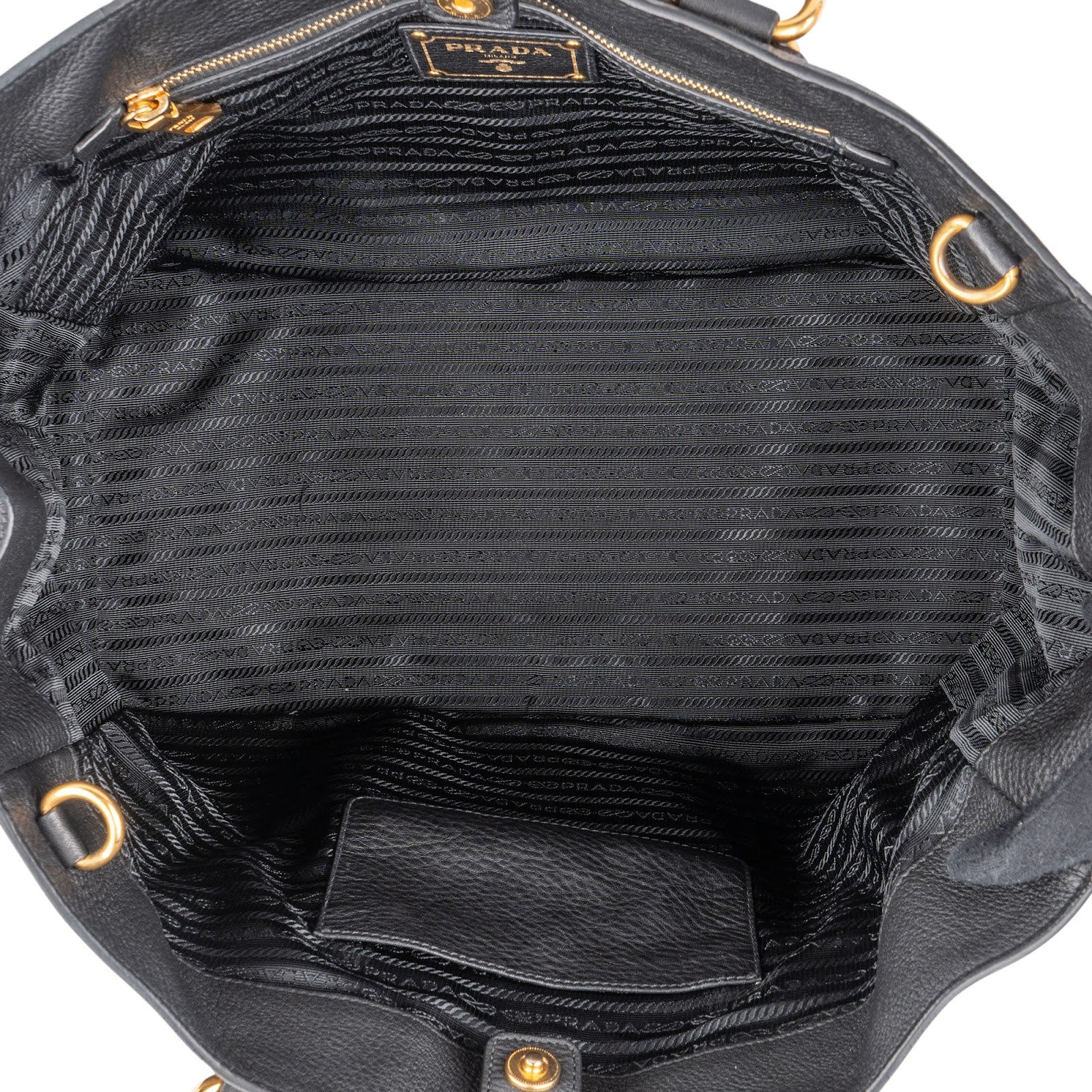 Prada – Vitello Daino Tote Handbag