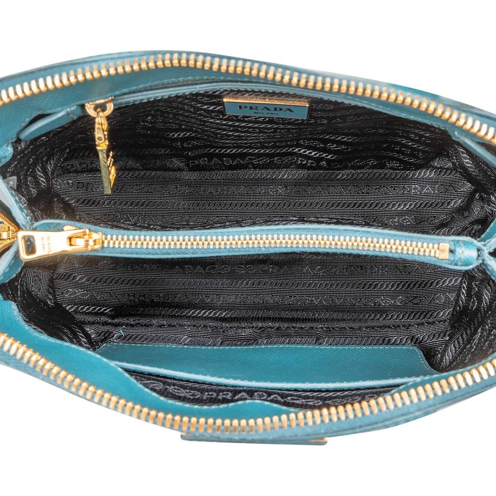 Prada Saffiano Leather Promende Handbag
