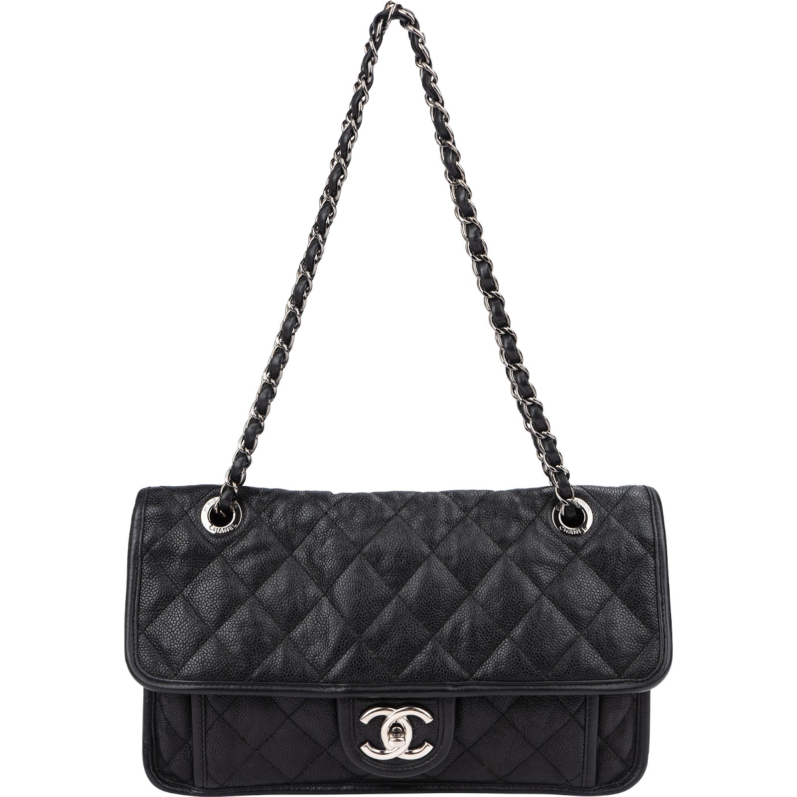 Chanel - Front Pocket Single Flap Schultertasche