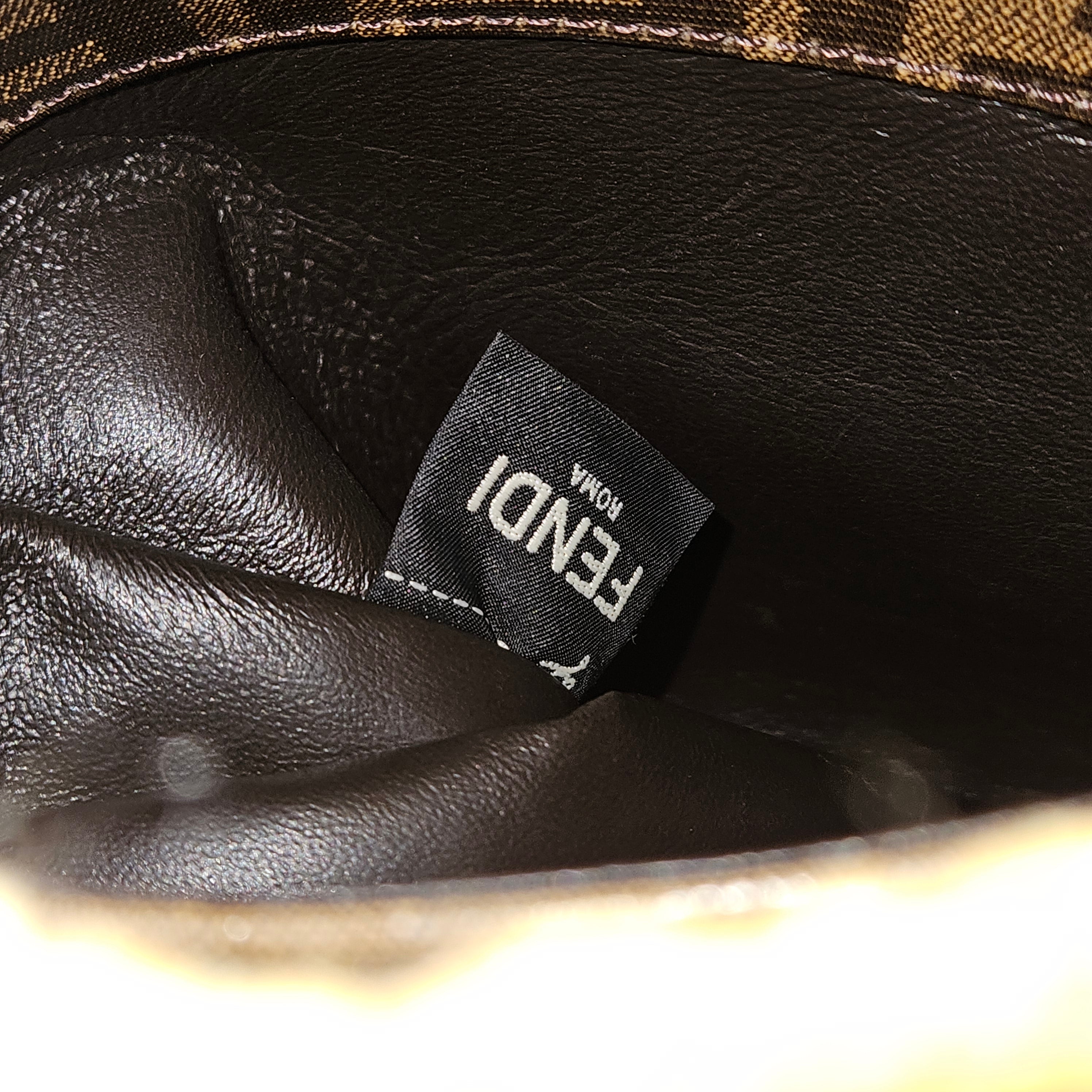 Fendi Suede Peekaboo Handbag