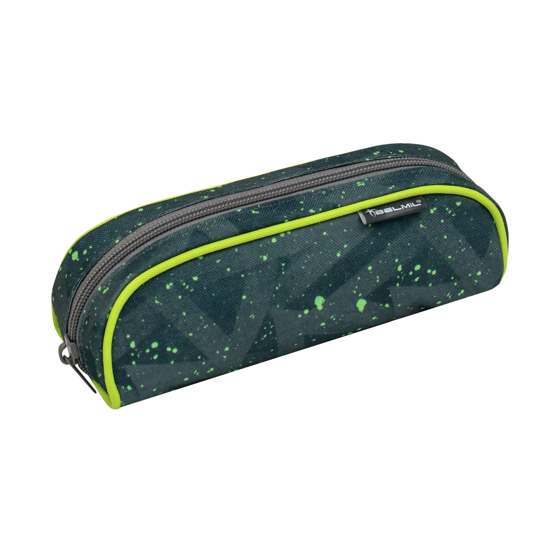 Classy ergonomisches Schulranzen-Set 5-teilig - Green Splash