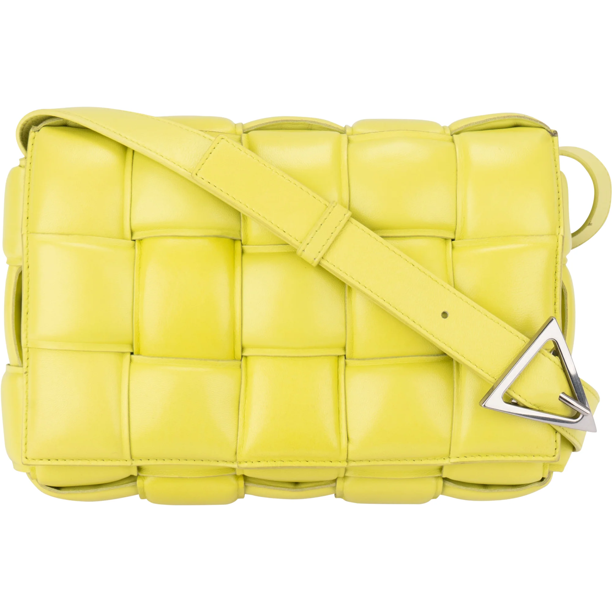 Bottega Veneta Green Leather Crossbody Bag