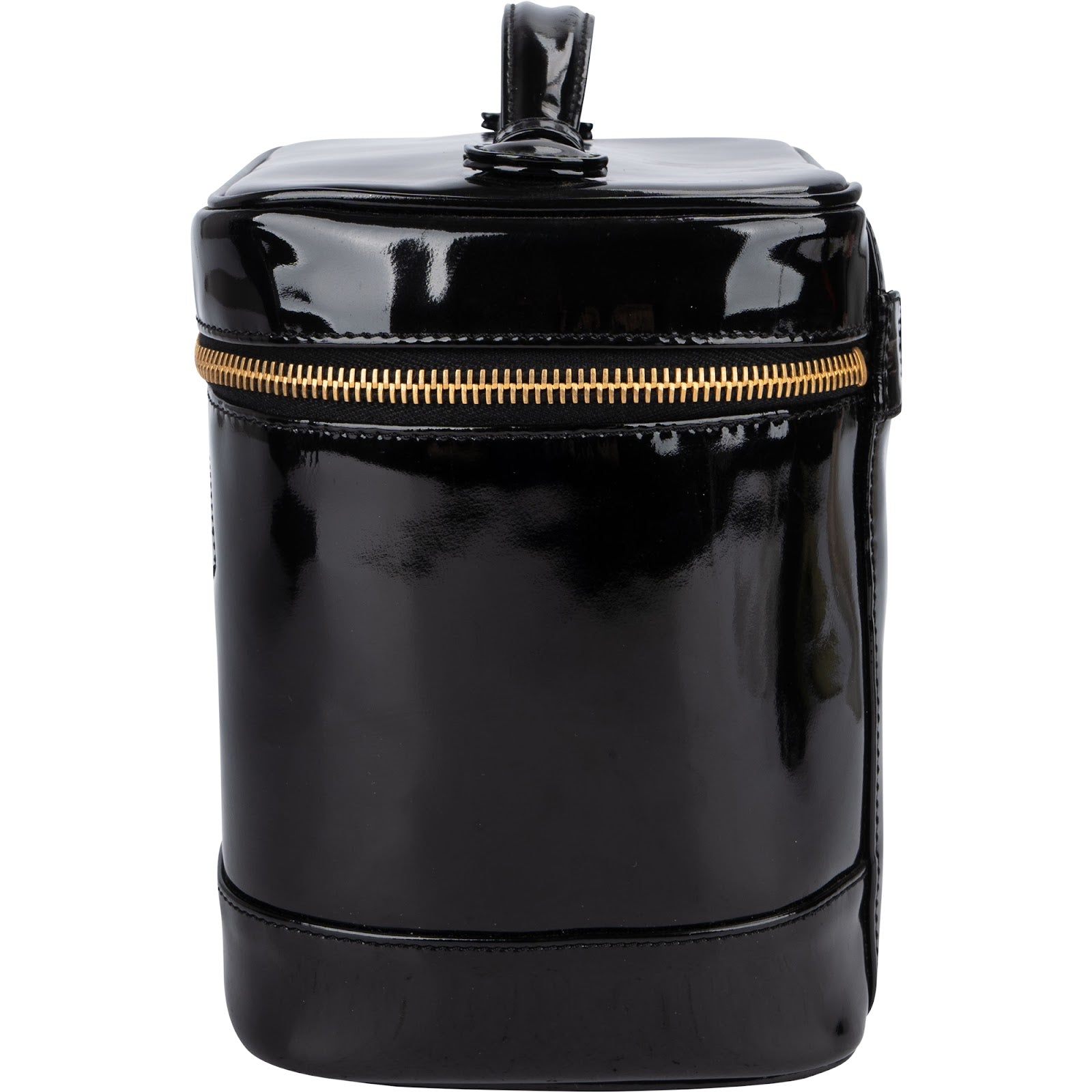 Chanel Patent Leather CC Vanity Case Handbag