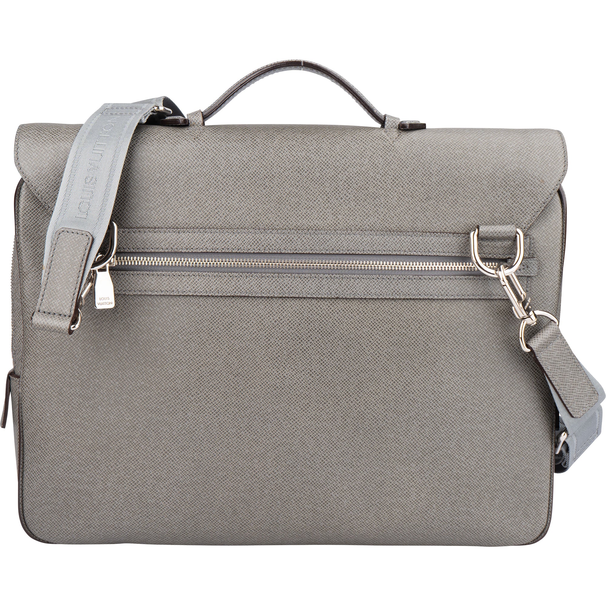 Louis Vuitton Taiga Leather Vassili PM Business Handbag