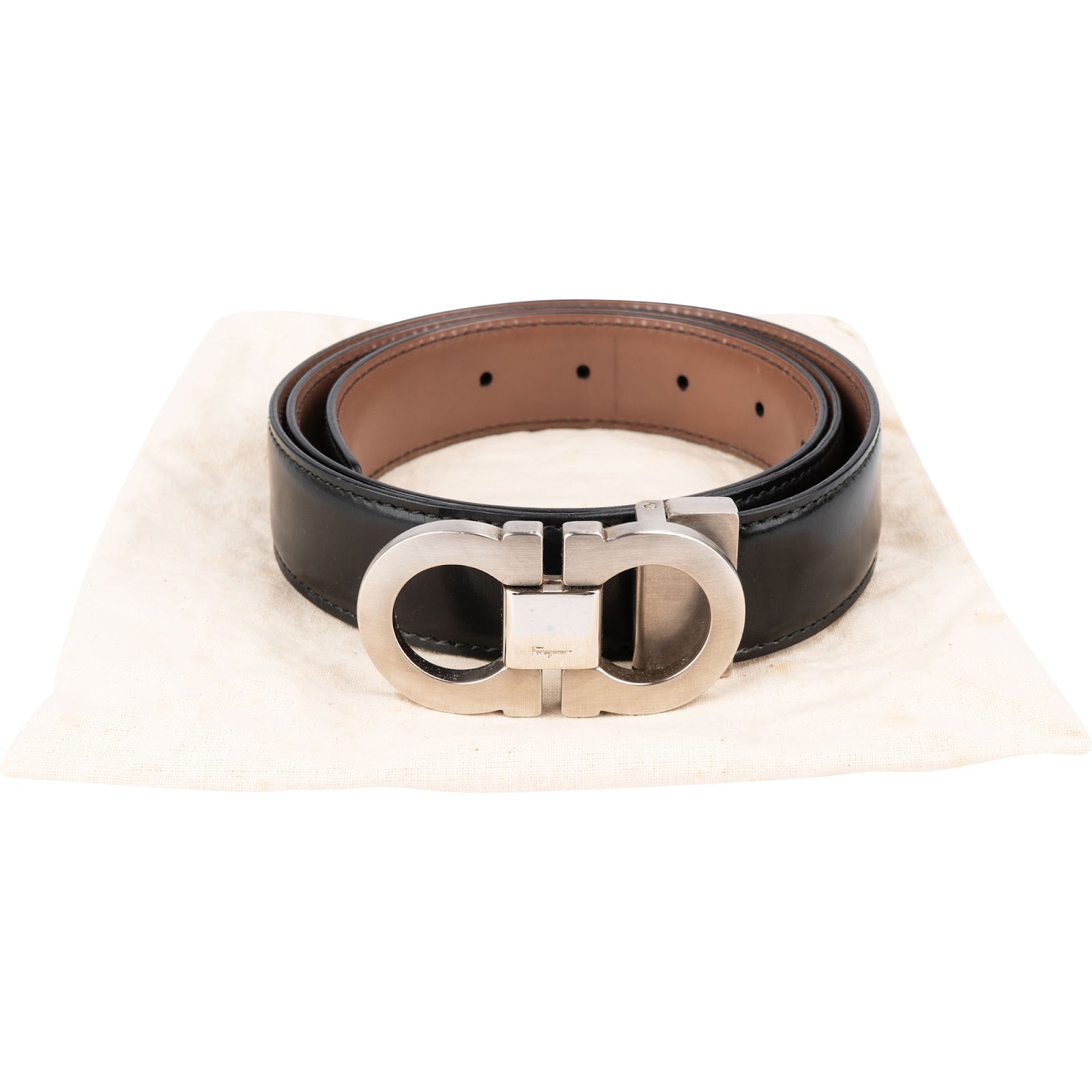 Salvatore Ferragamo -  Gancini Buckle Reversible Gürtel