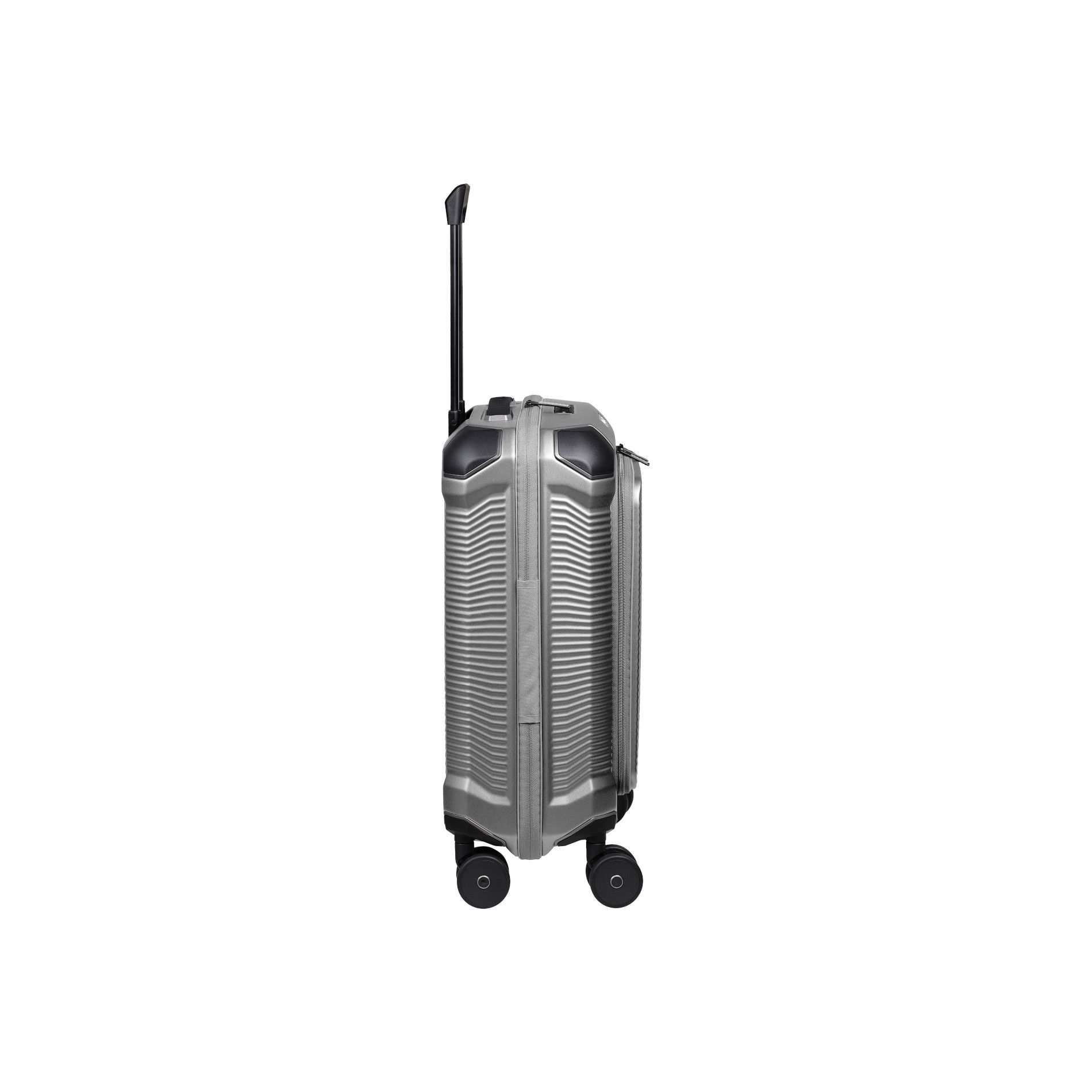 MILLENNIUM Handgepäck S (55cm) mit Vortasche - Silver