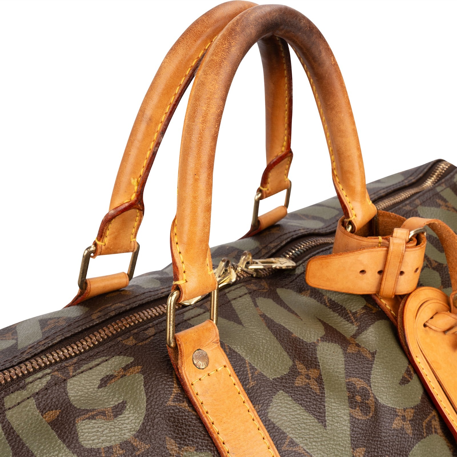 Louis Vuitton Limited Graffiti Monogram Canvas Keepall 50 Reisetasche