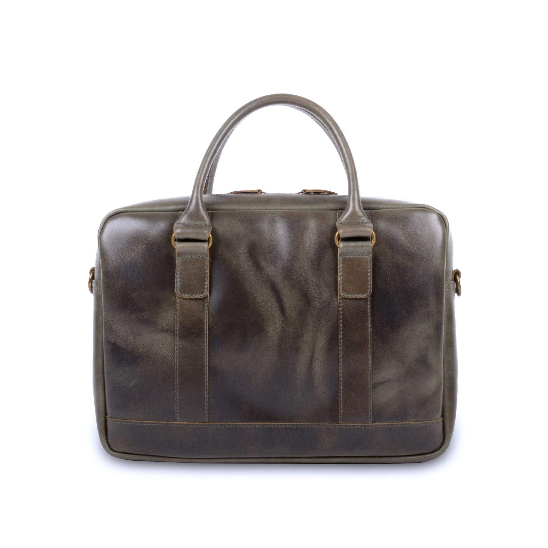 Everett leather business briefcase