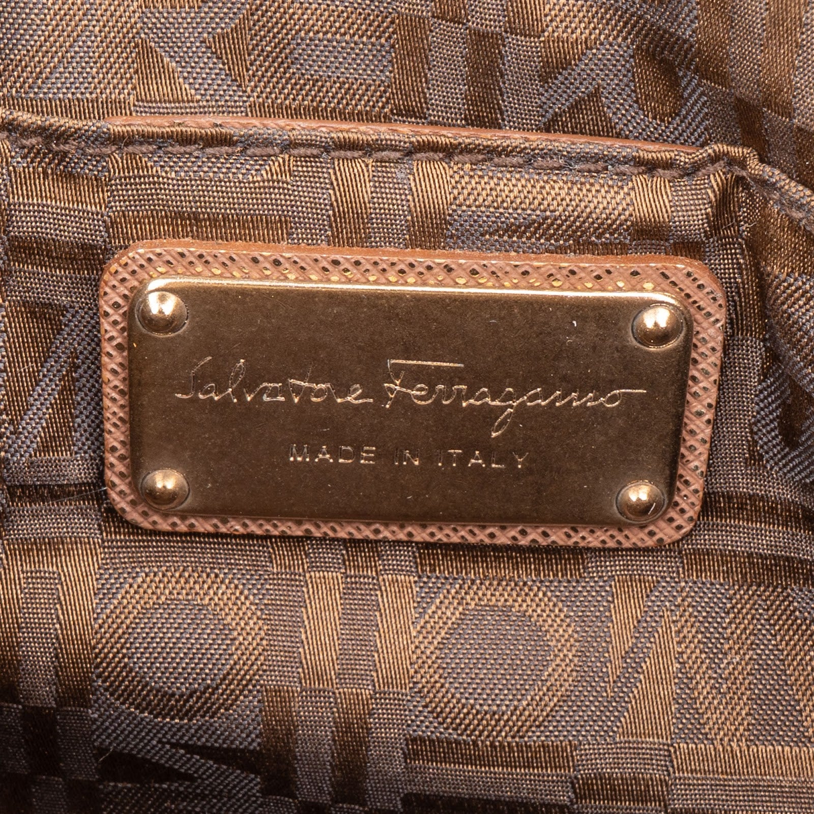Salvatore Ferragamo Gancini Baguette Handbag