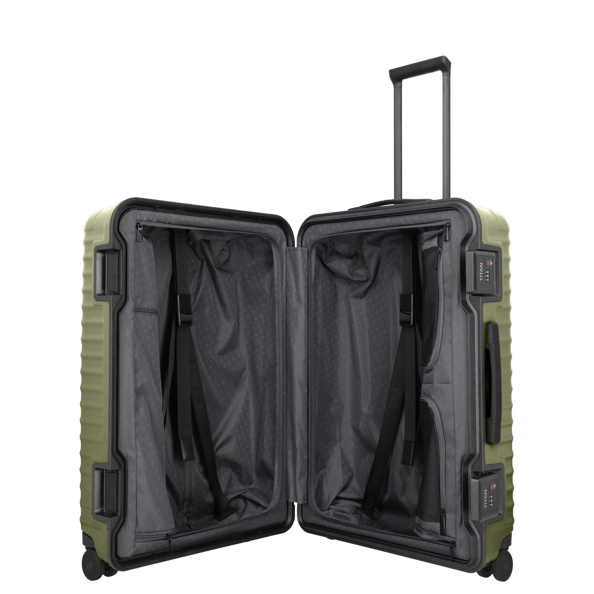 OVERSEAS Trolley L (75 cm) - Forest green