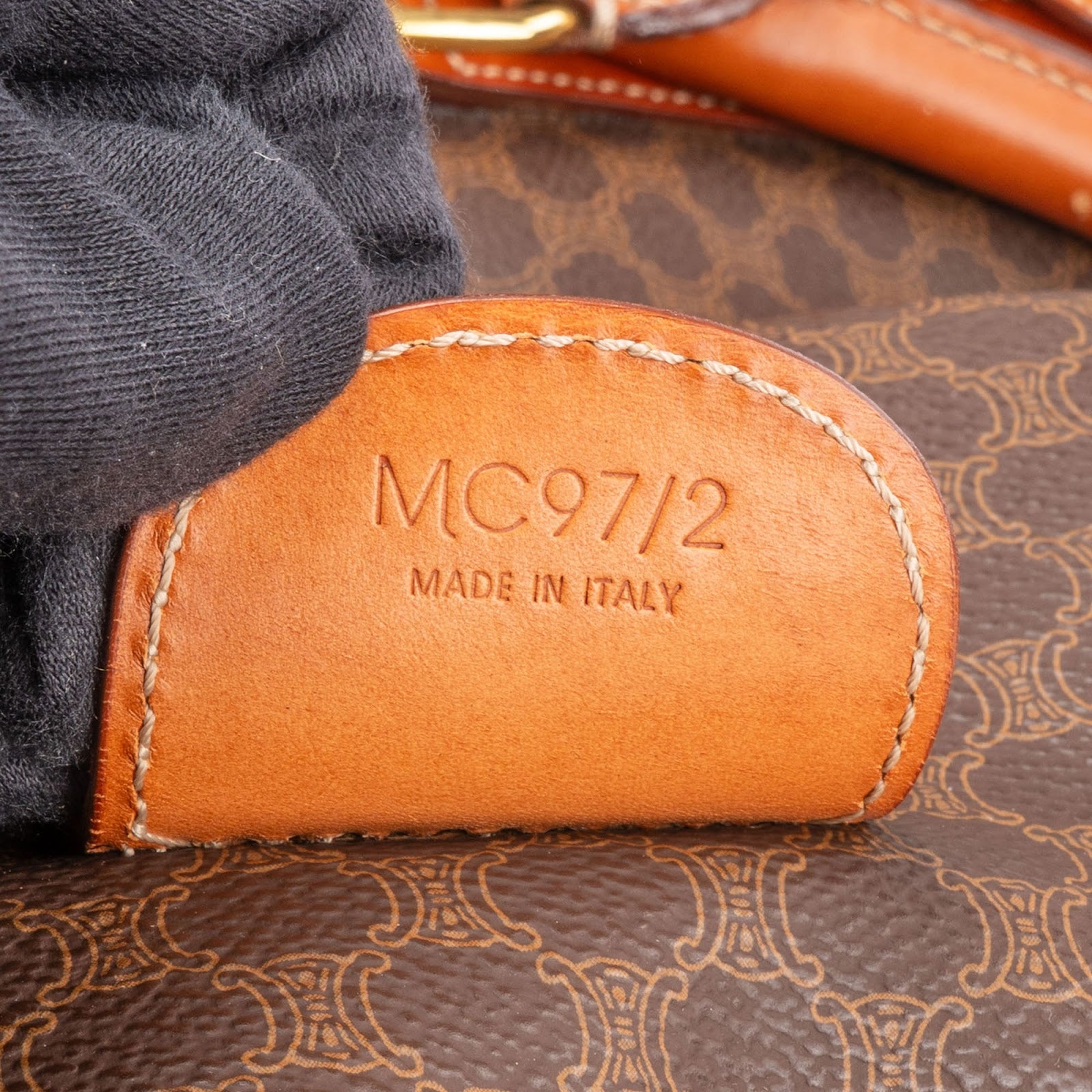 Celine Monogram Macadam Canvas Boston 45 Reisetasche