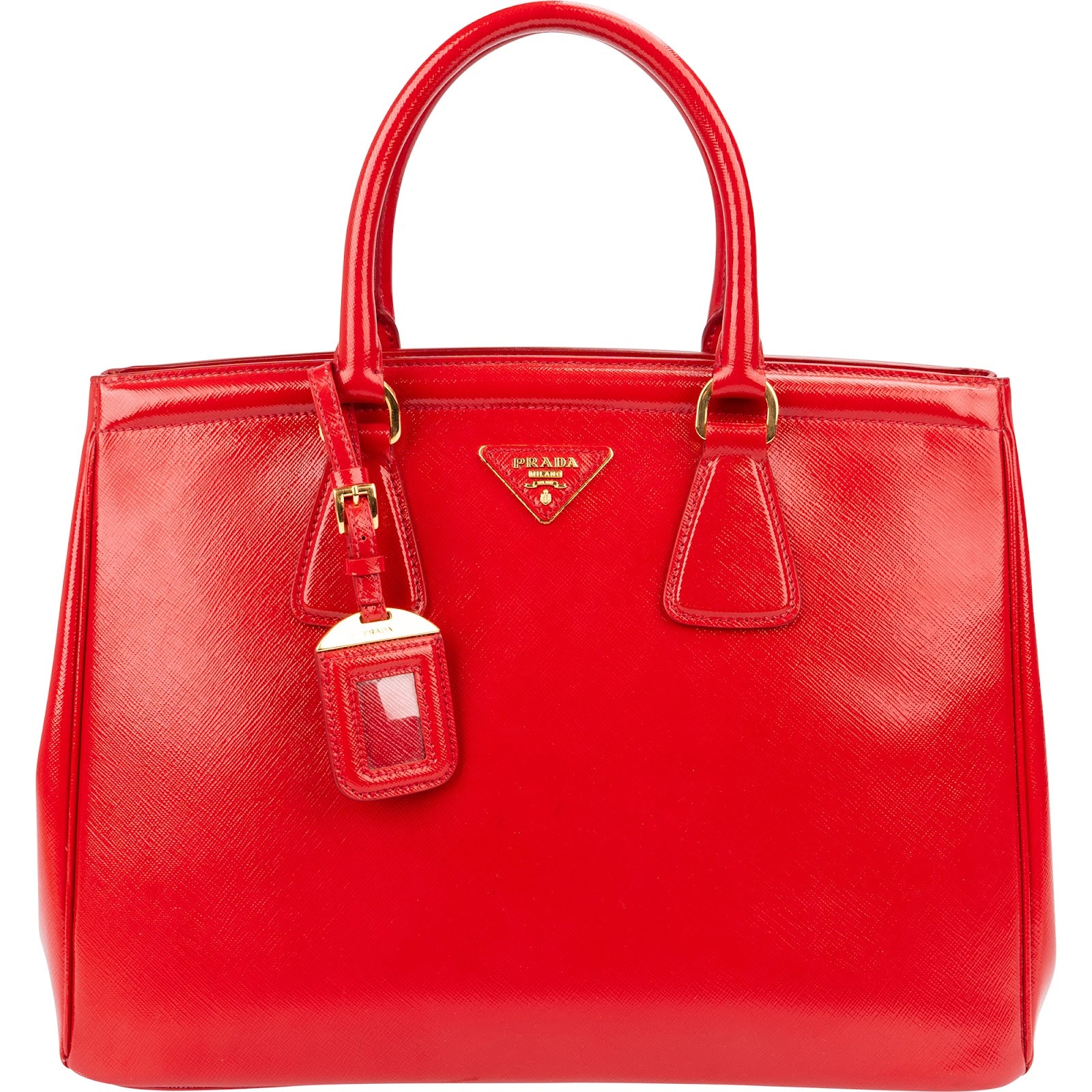 Prada – Saffiano Vernice Galleria Handtasche
