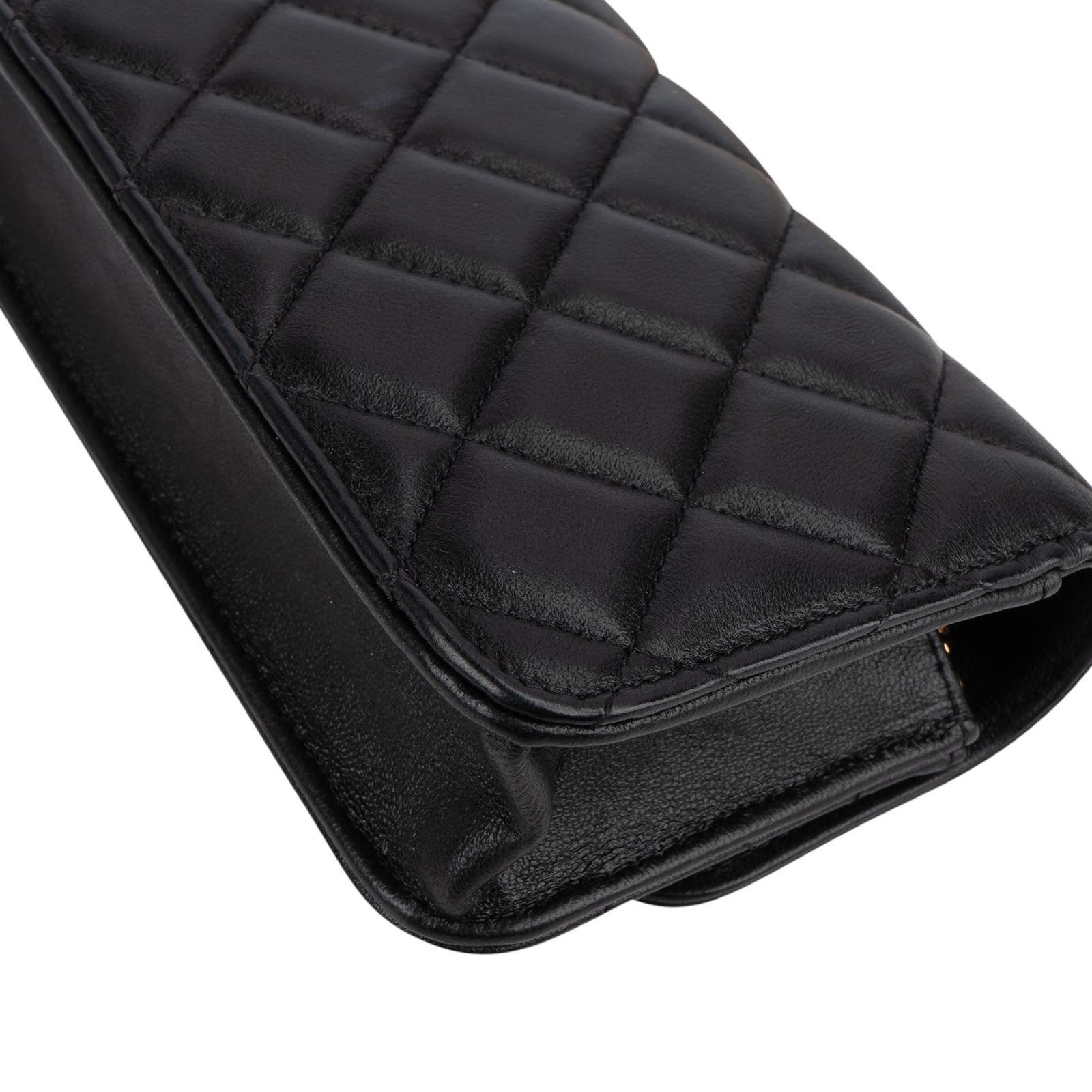 Chanel Quilted Lambskin Coco Casino Single Flap Crossbody Bag