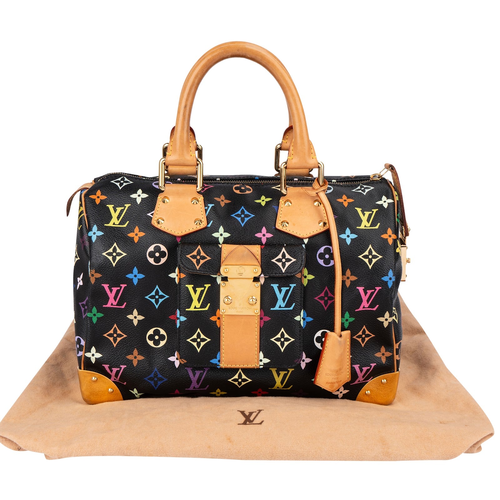 Louis Vuitton - Murakami Multicolor Speedy 30 Boston Bag