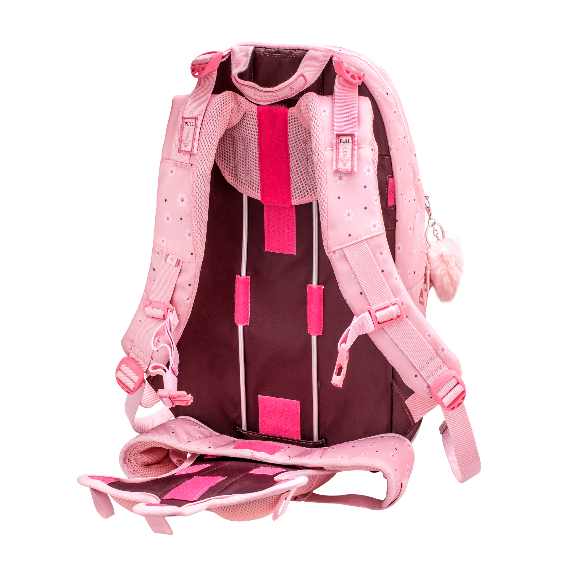 2-IN-1 Schultasche & Gürteltasche 2-teilig - Cherry Blossom