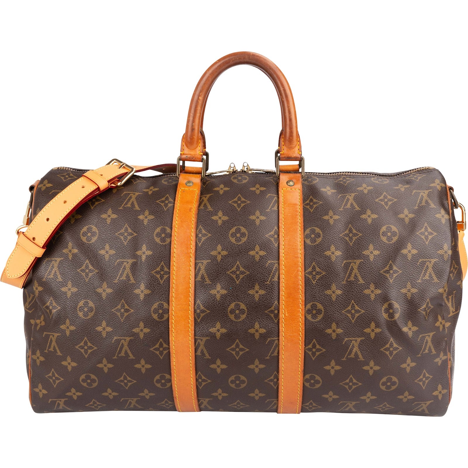 Louis Vuitton Monogram Canvas Keepall 45 Bandoulière Travel Bag