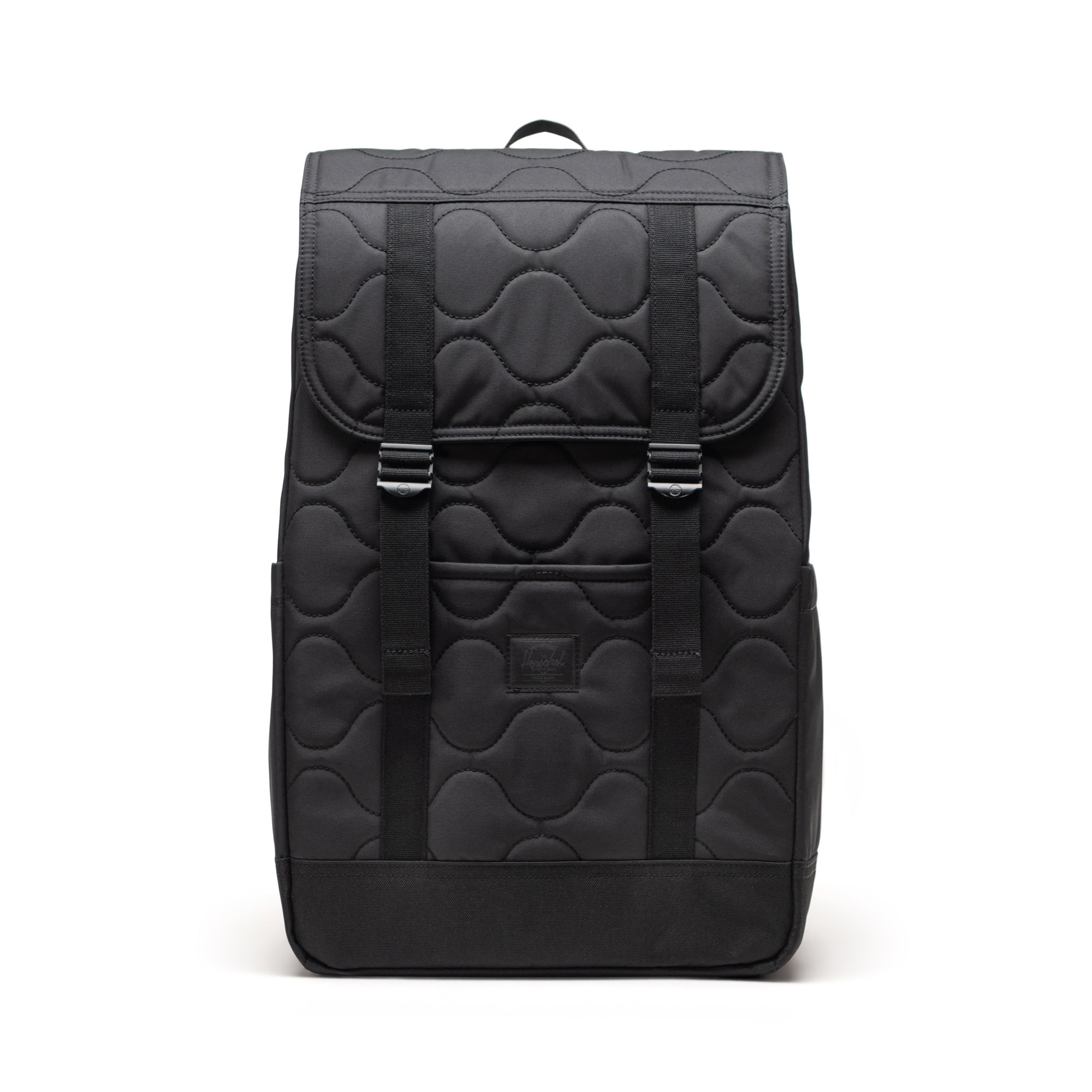 Retreat Quilted Capsule Rucksack - Black