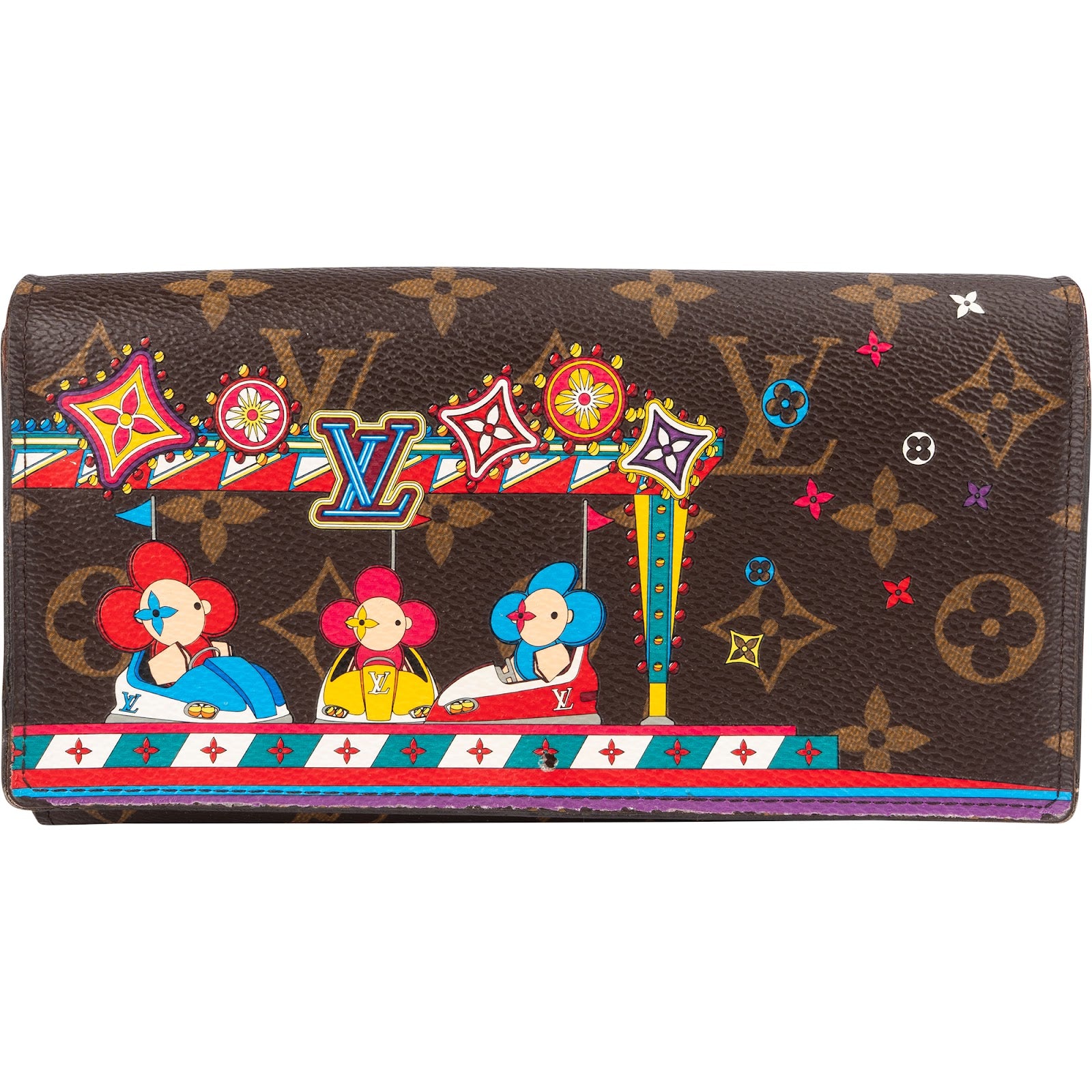 Louis Vuitton - Illustre Holiday Bumper Cars Sarah Wallet