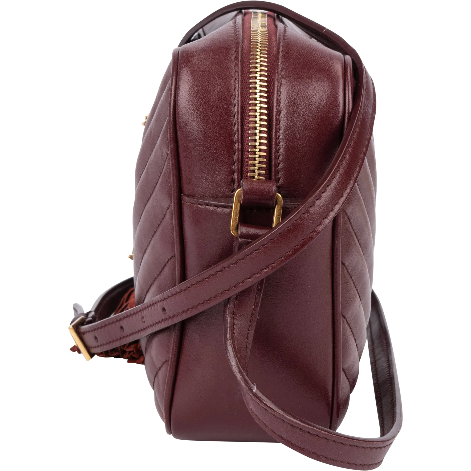 Saint Laurent Quilted Leather Lou Camera Crossbody Bag