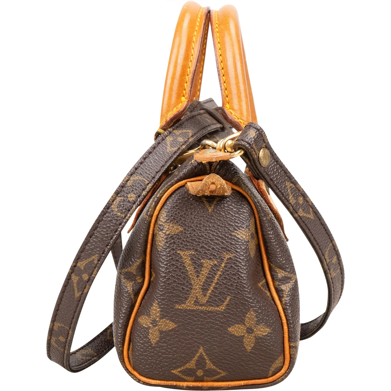 Louis Vuitton Canvas Monogram Mini Speedy Boston Bag