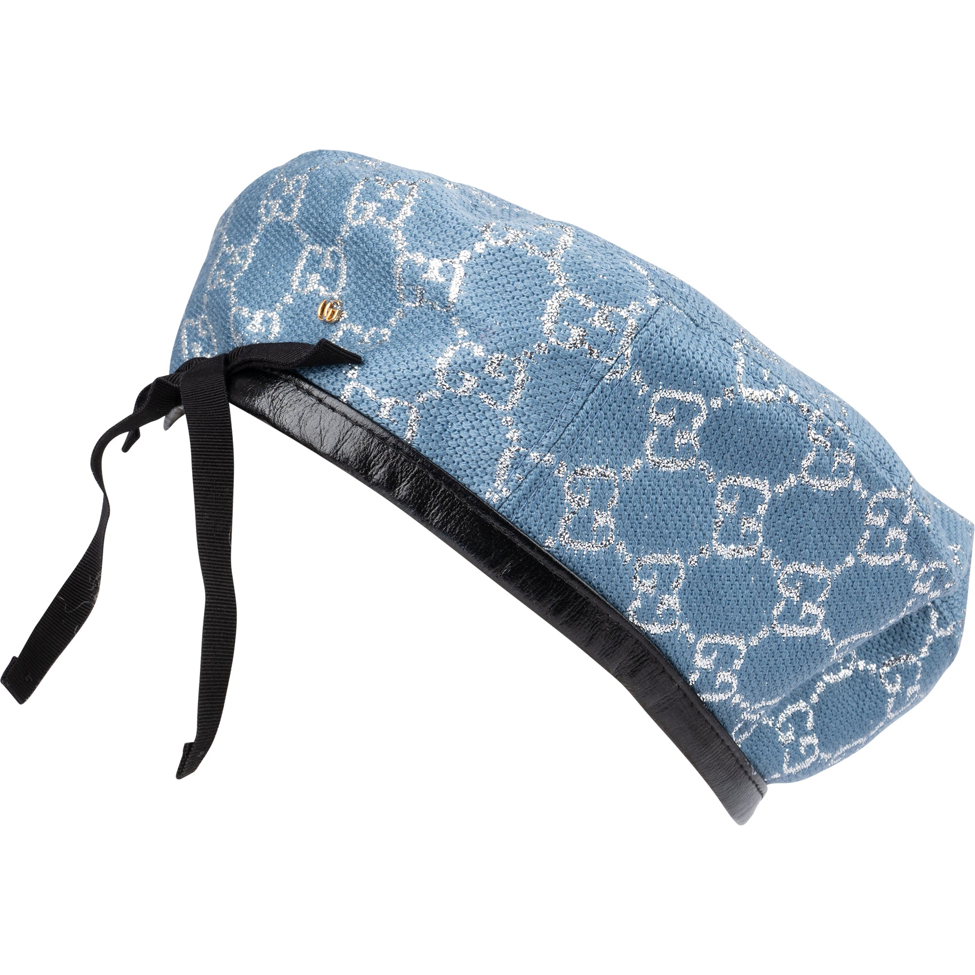 Gucci - Monogram GG Lame Beret