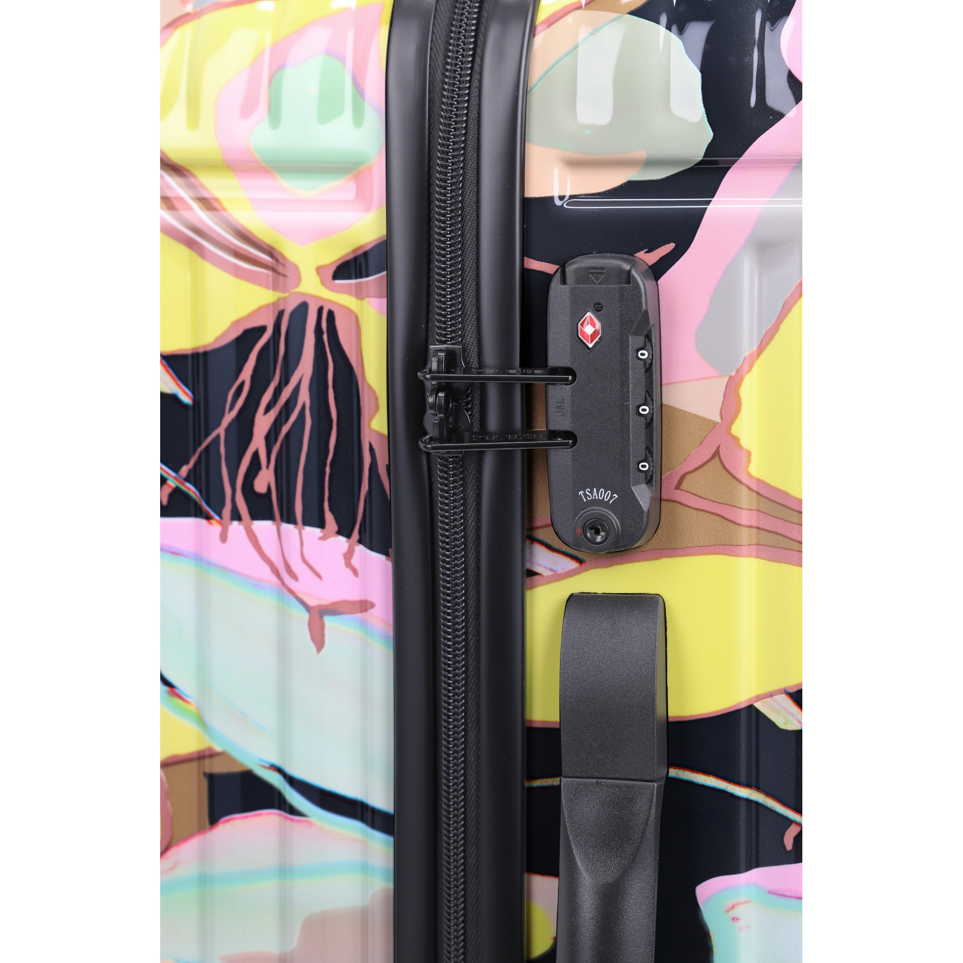 CRUISE Bordtrolley S (55 cm) mit 4 Rollen - Gelbe Orchidee