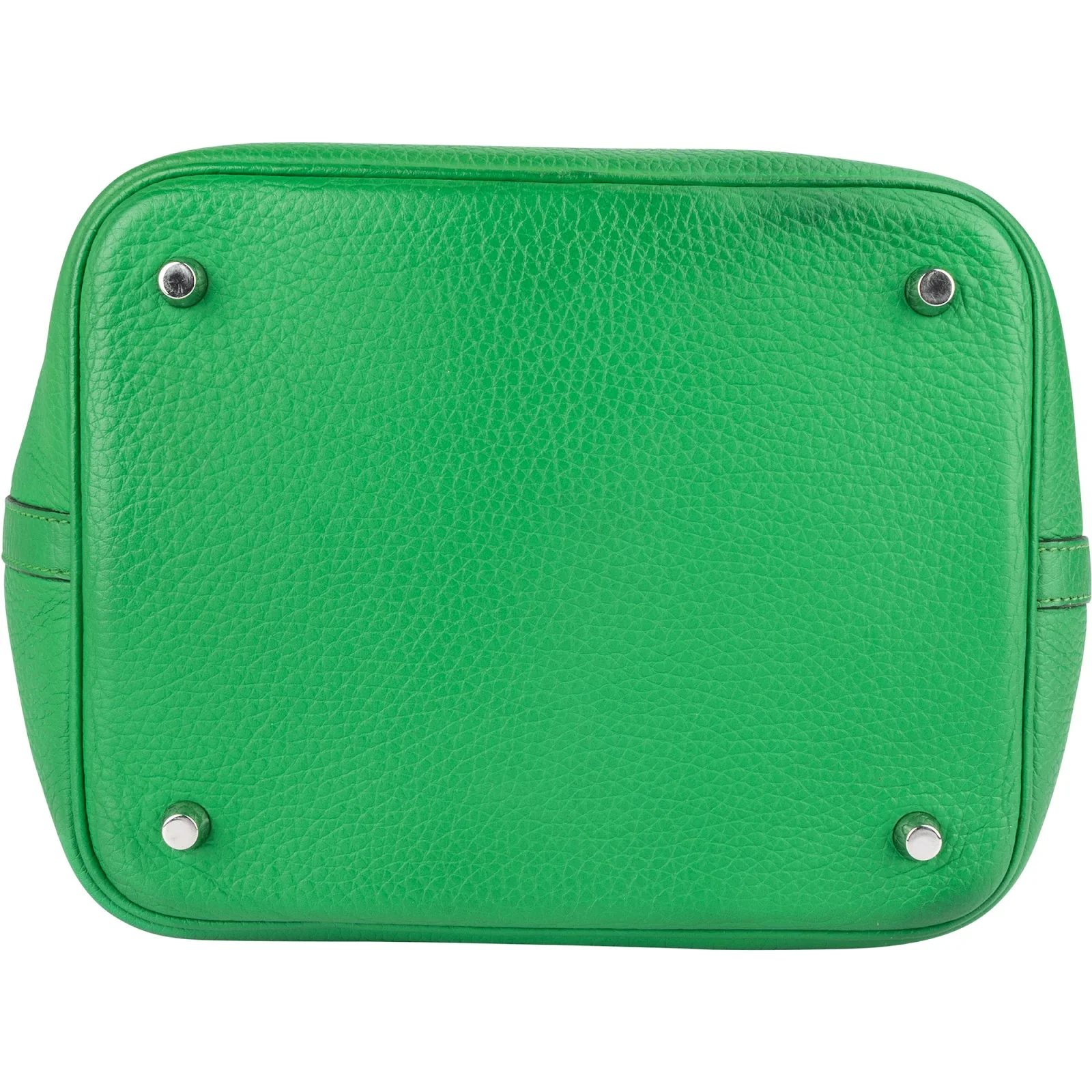Hermès Green Taurillon Clemence Picotin Lock 22 (MM) Handbag