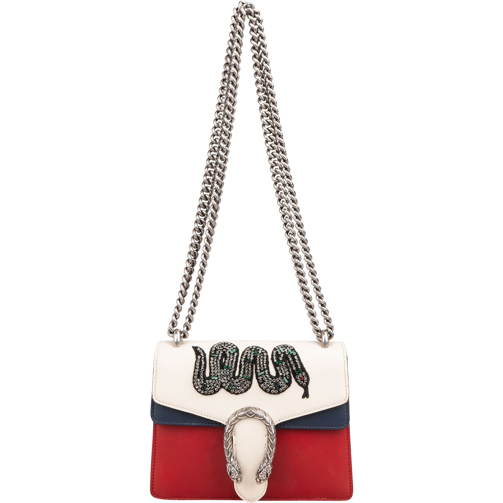 GUCCI - Dionysus Crystal Snake kleine schoudertas