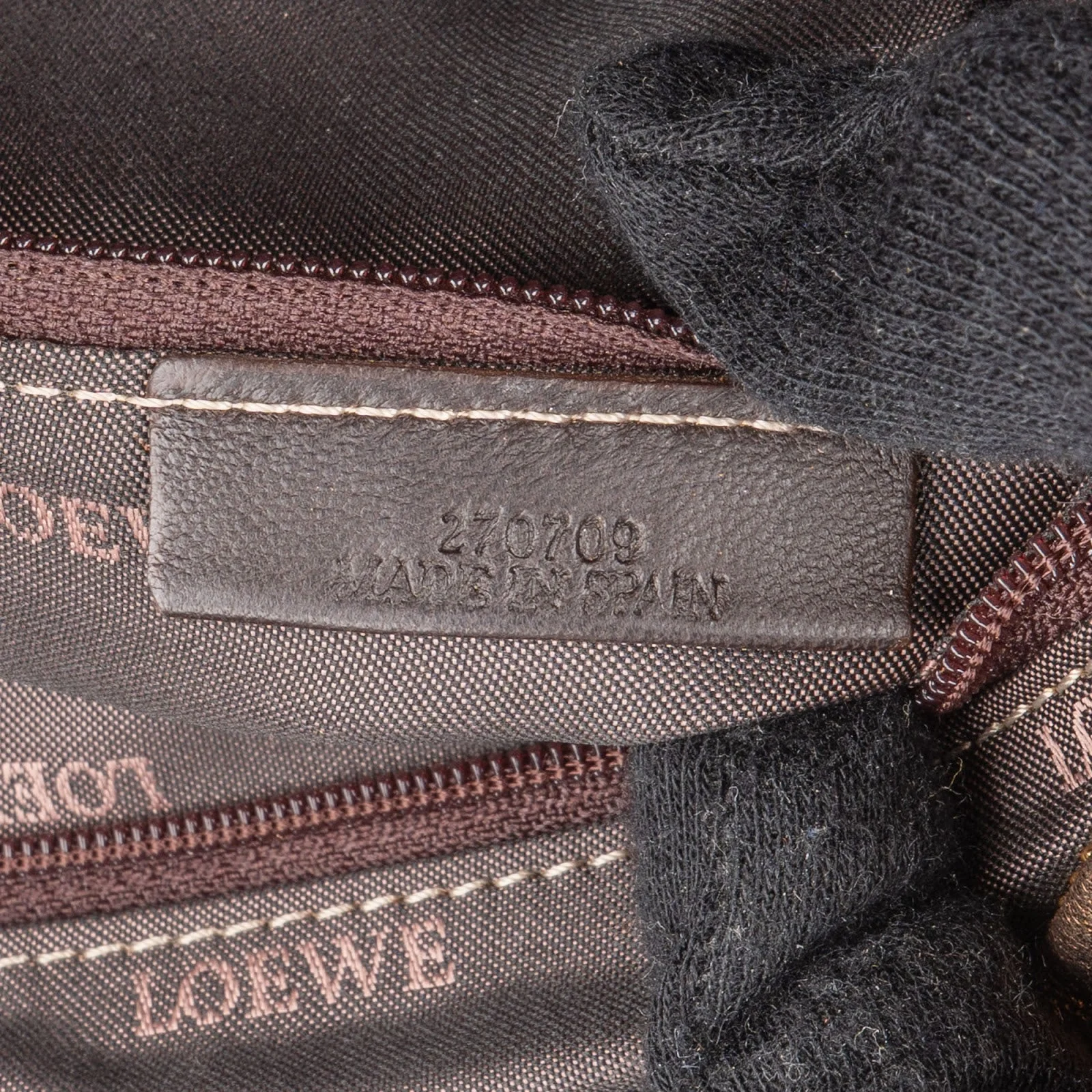 Loewe Metallic Leather Amazona 28 Handbag