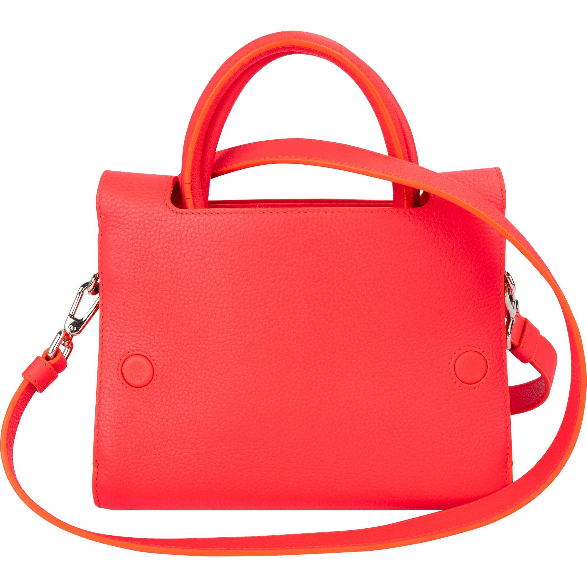 Christian Dior Neon Pink Grained Calfskin Mini Diorever Crossbody Bag